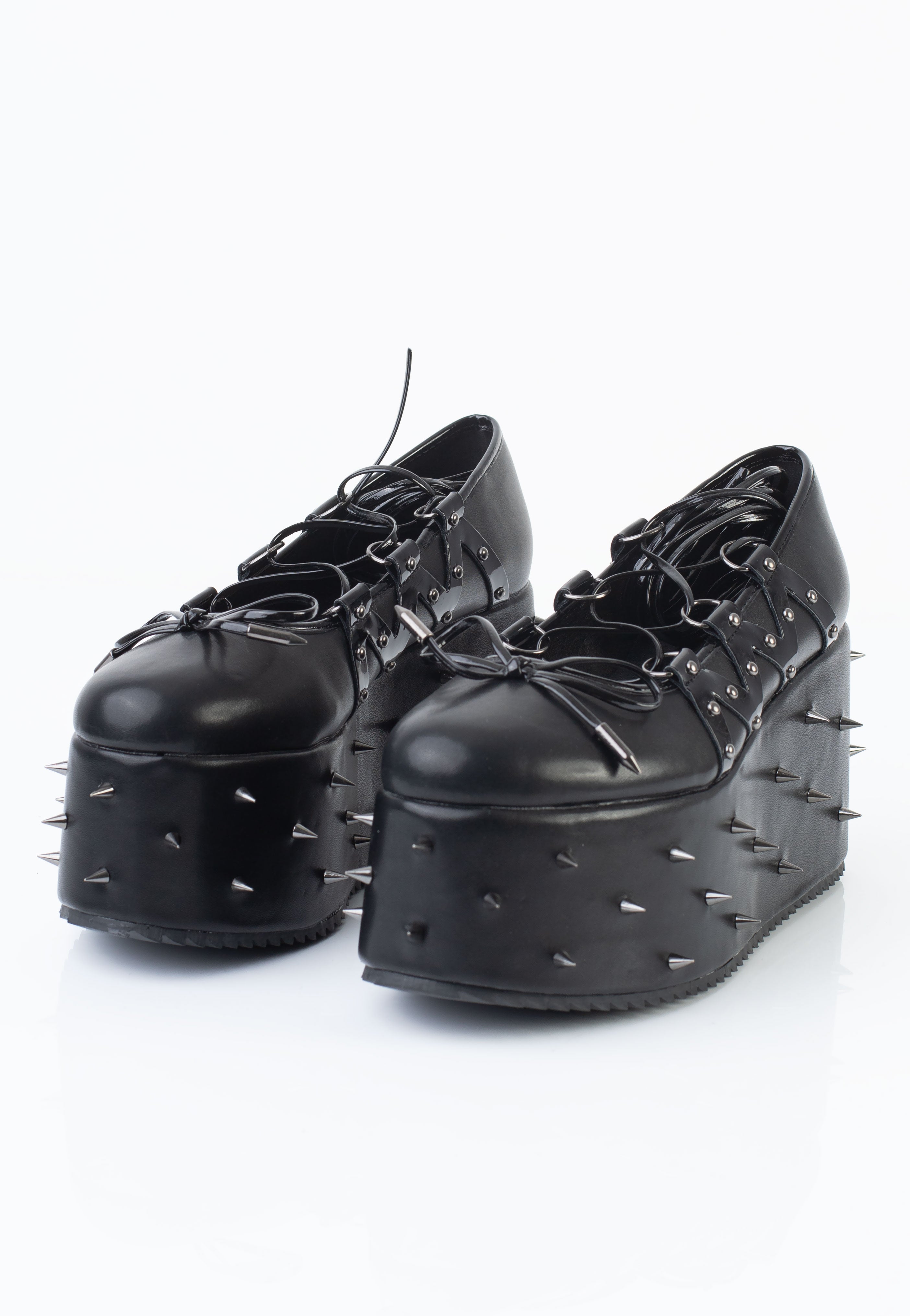 Koi Footwear - Zorina Lace Up Platform Ballet - Girl Shoes | Women-Image