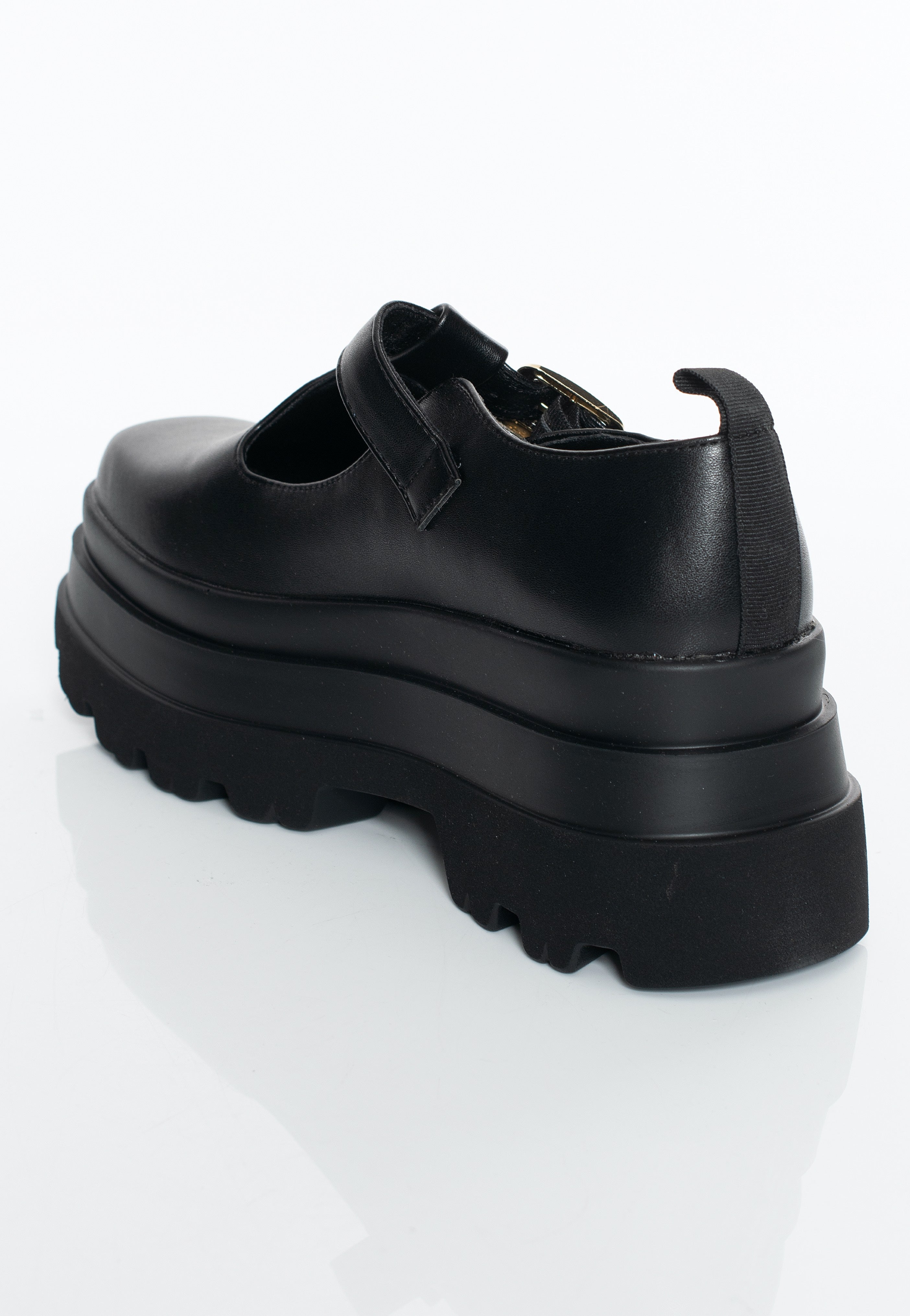 Koi Footwear - Silent Amity Trident Platform Mary Janes Black - Girl Shoes | Women-Image