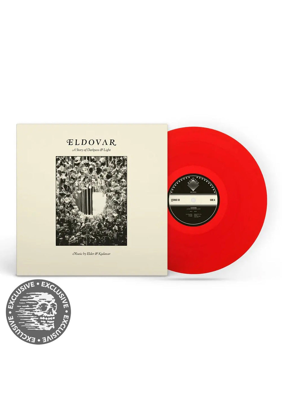 Kadavar & Elder - Eldovar - A Story Of Darkness & Light Transparent Red - Colored Vinyl | Neutral-Image