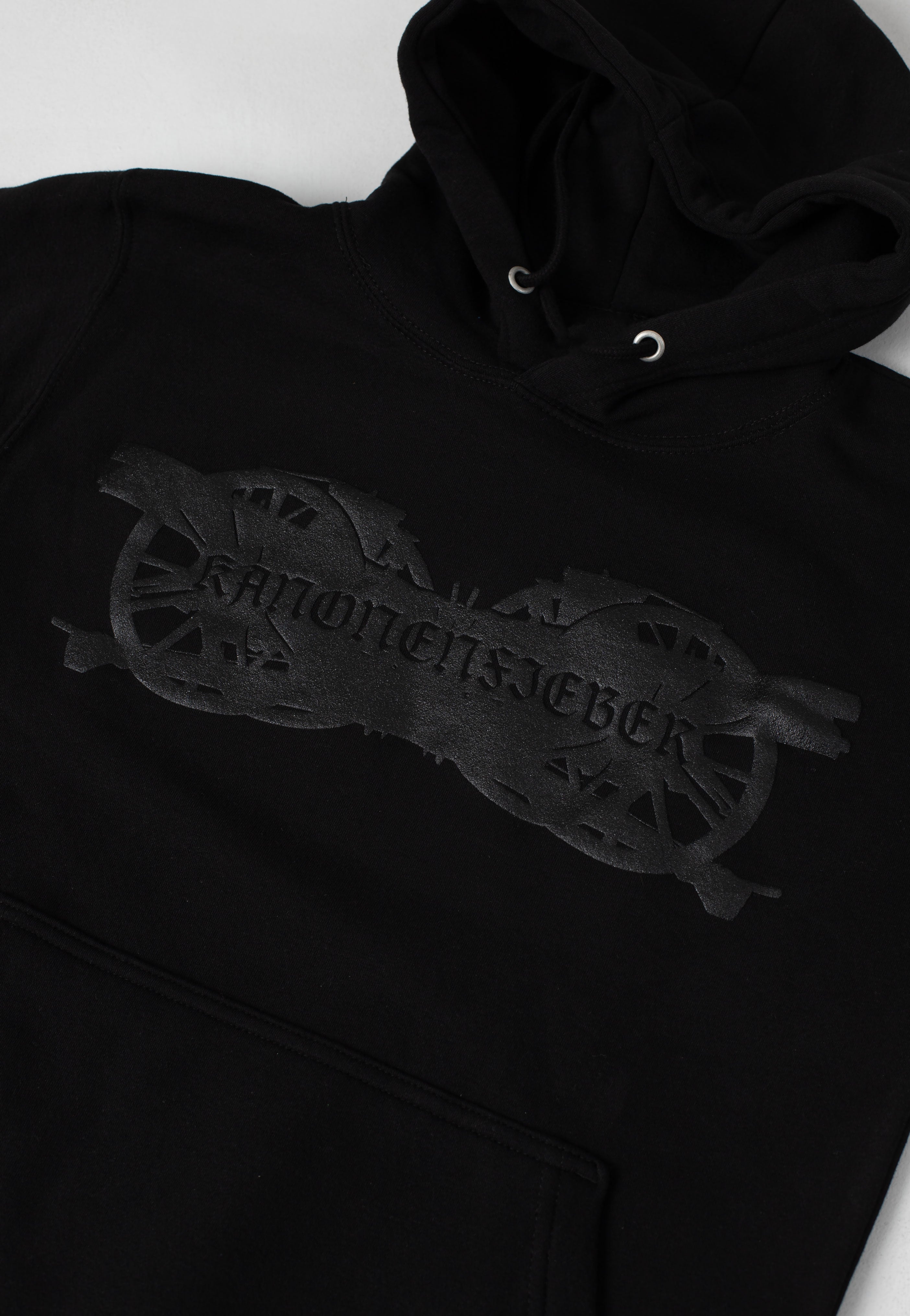 Kanonenfieber - Logo Limited Black On Black - Hoodie | Men-Image