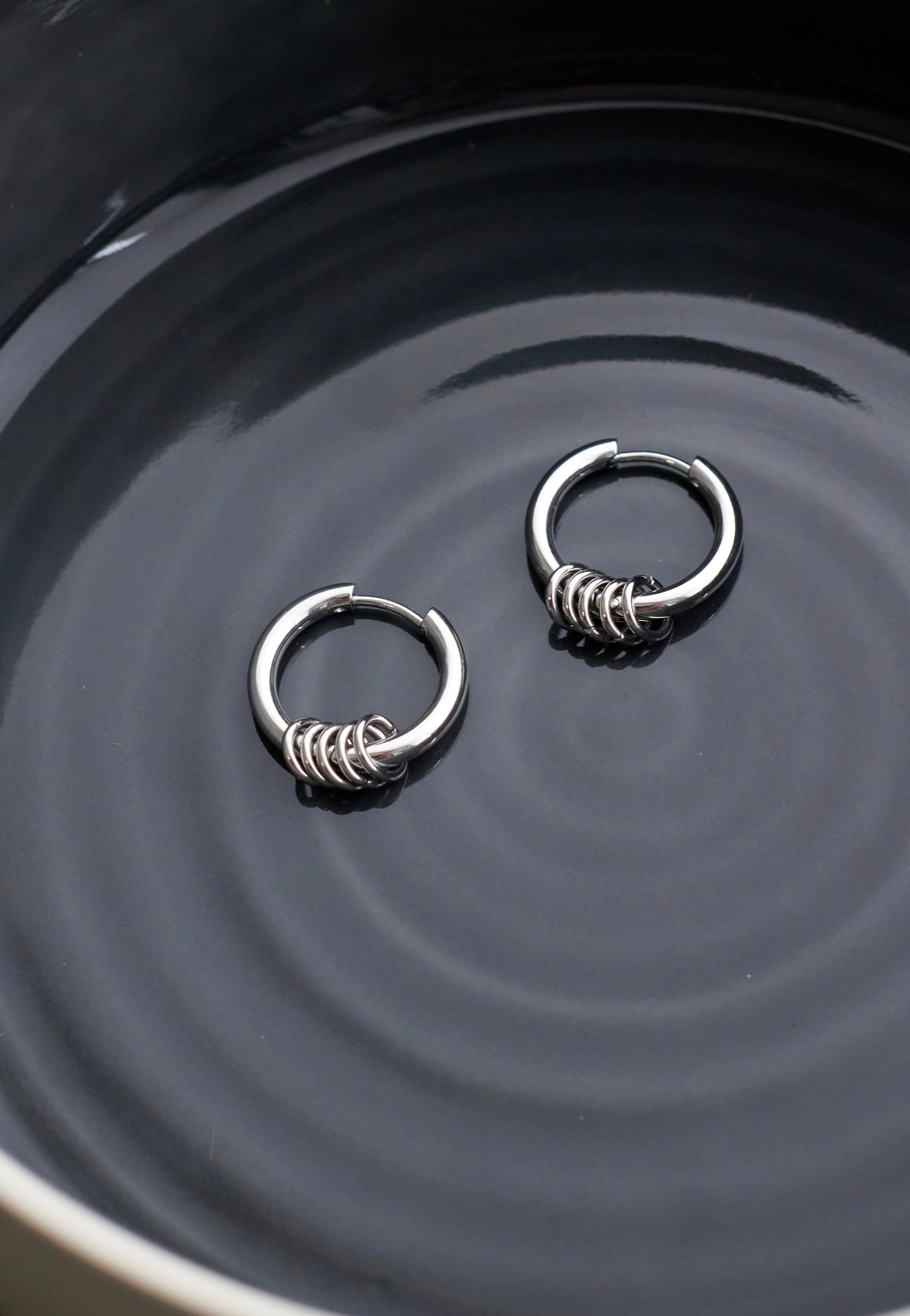 etNox - Rings Hoop Silver - Earrings | Neutral-Image