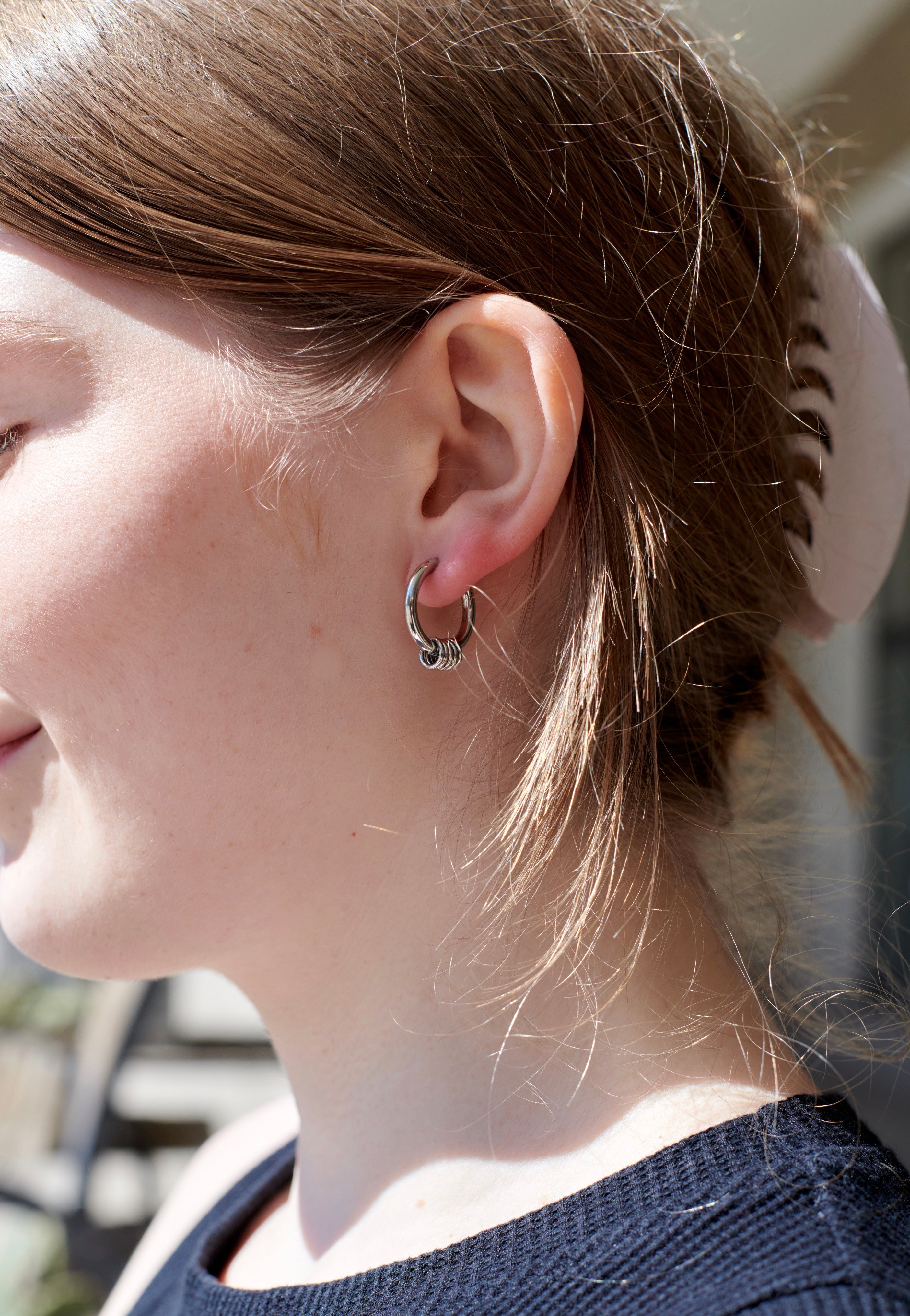 etNox - Rings Hoop Silver - Earrings | Neutral-Image