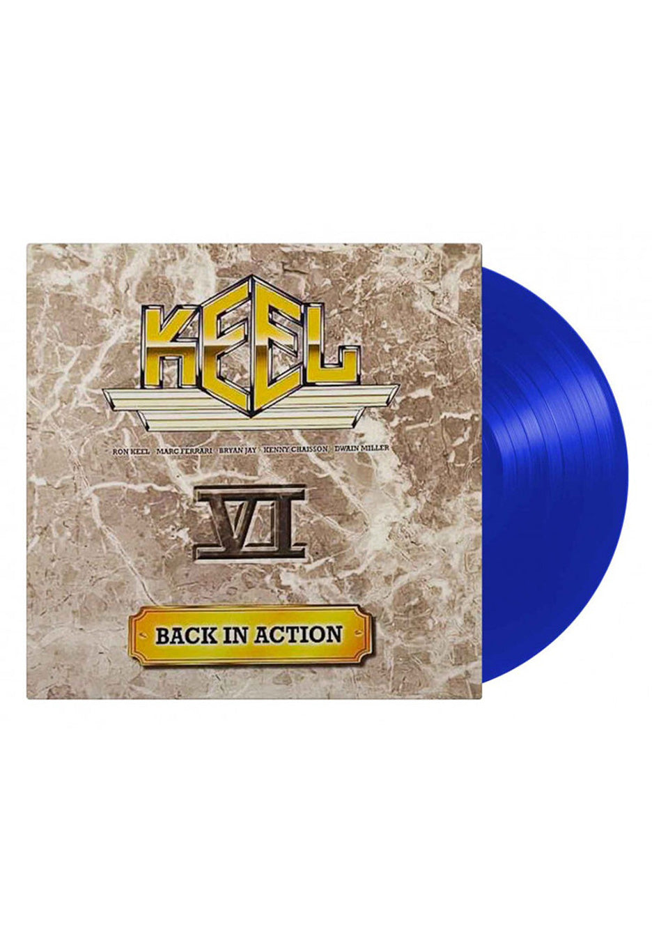 Keel - Back In Action Blue - Colored Vinyl | Neutral-Image