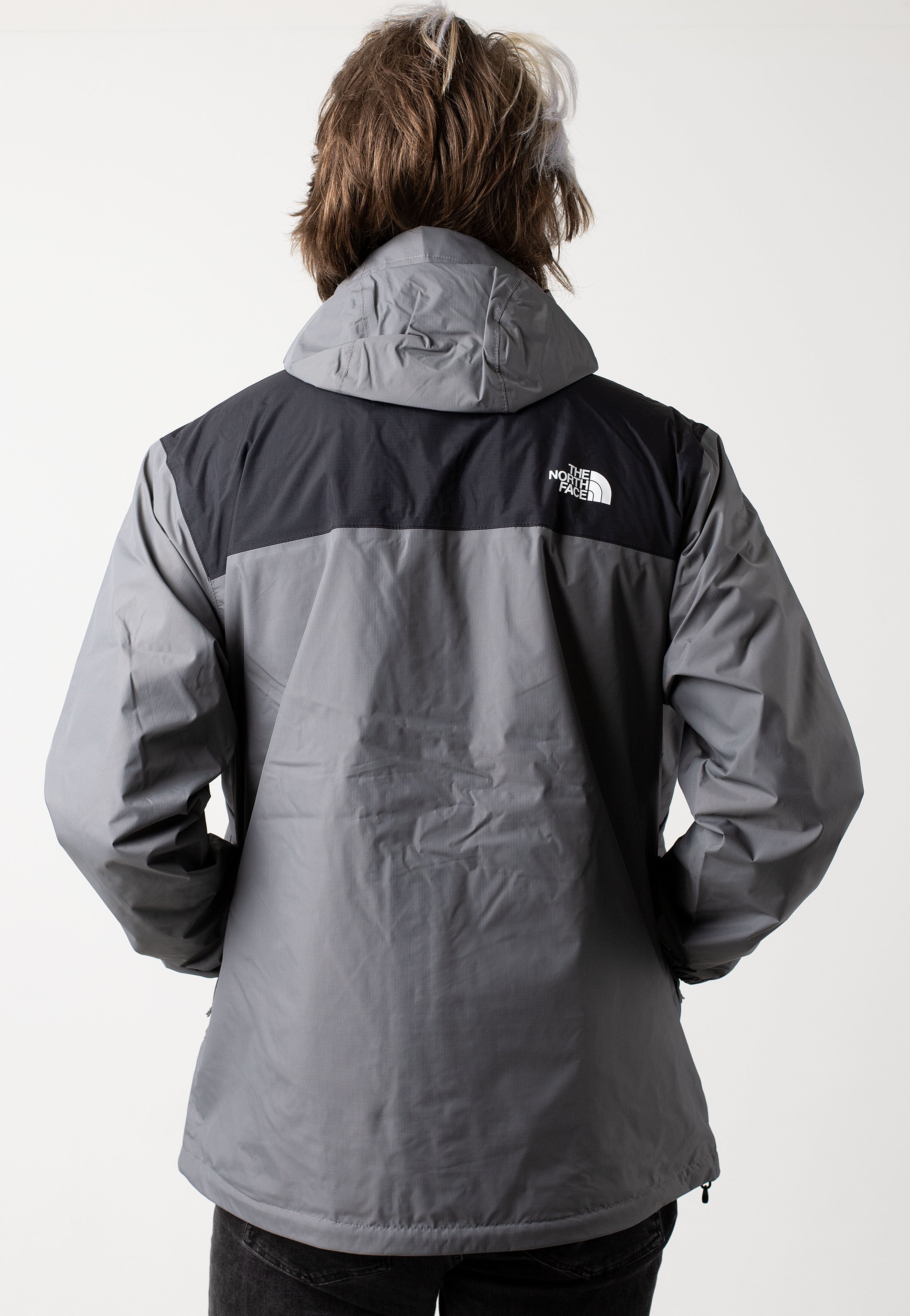 The North Face - Antora Smoked Pearl/Tnf Black - Jacket | Men-Image