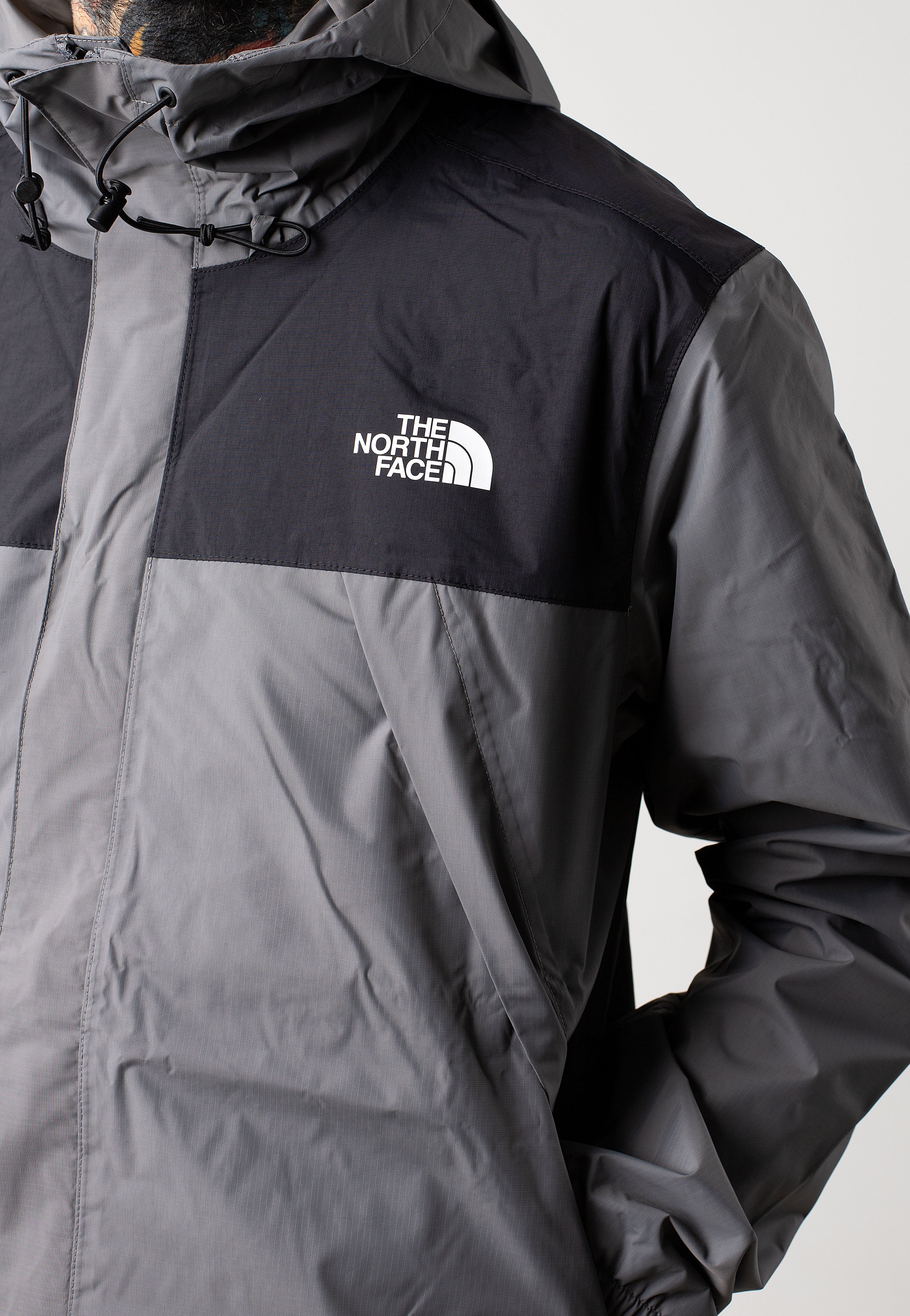 The North Face - Antora Smoked Pearl/Tnf Black - Jacket | Men-Image