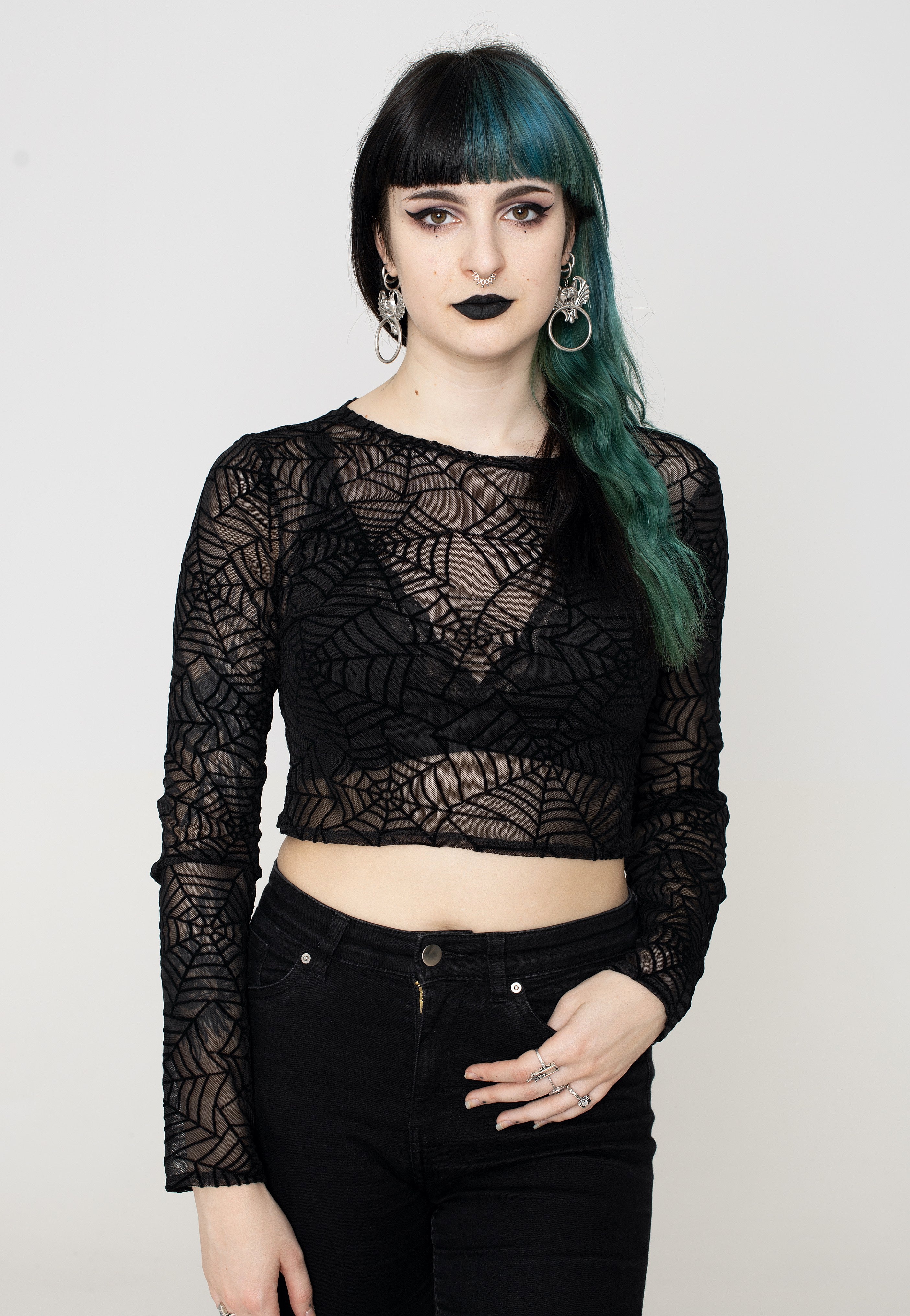 Dark Moon - Kim Spider Mesh - Top | Women-Image