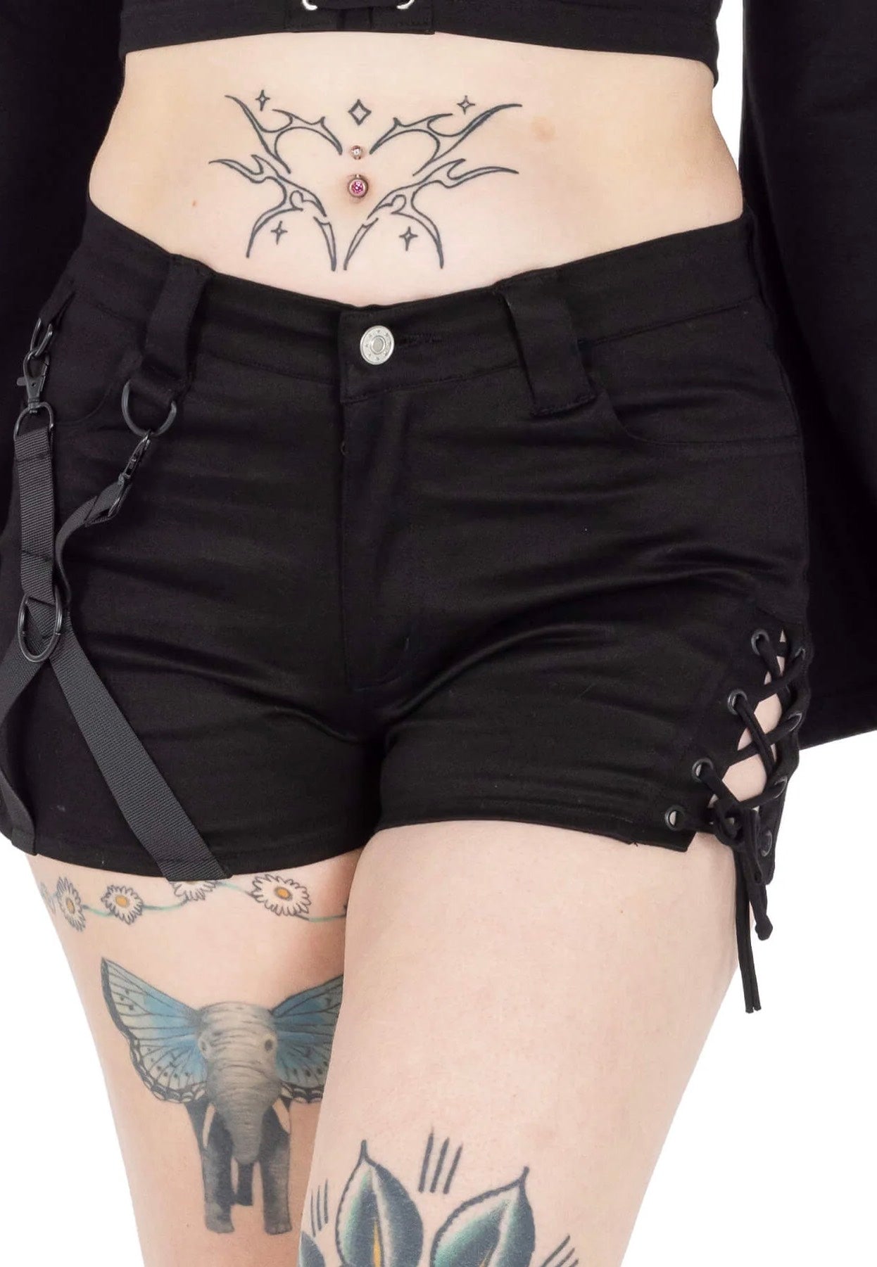 Chemical Black - Kindra Black - Shorts | Women-Image