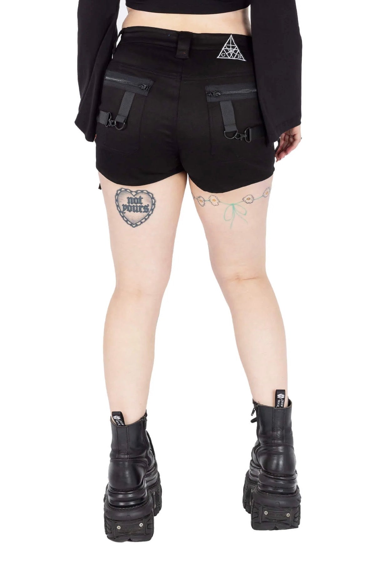 Chemical Black - Kindra Black - Shorts | Women-Image