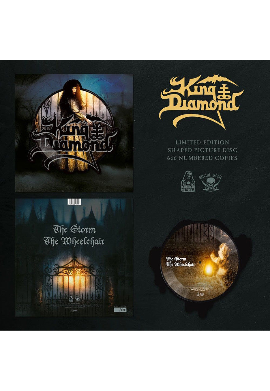 King Diamond - The Storm Shape - Colored Mini Vinyl | Neutral-Image