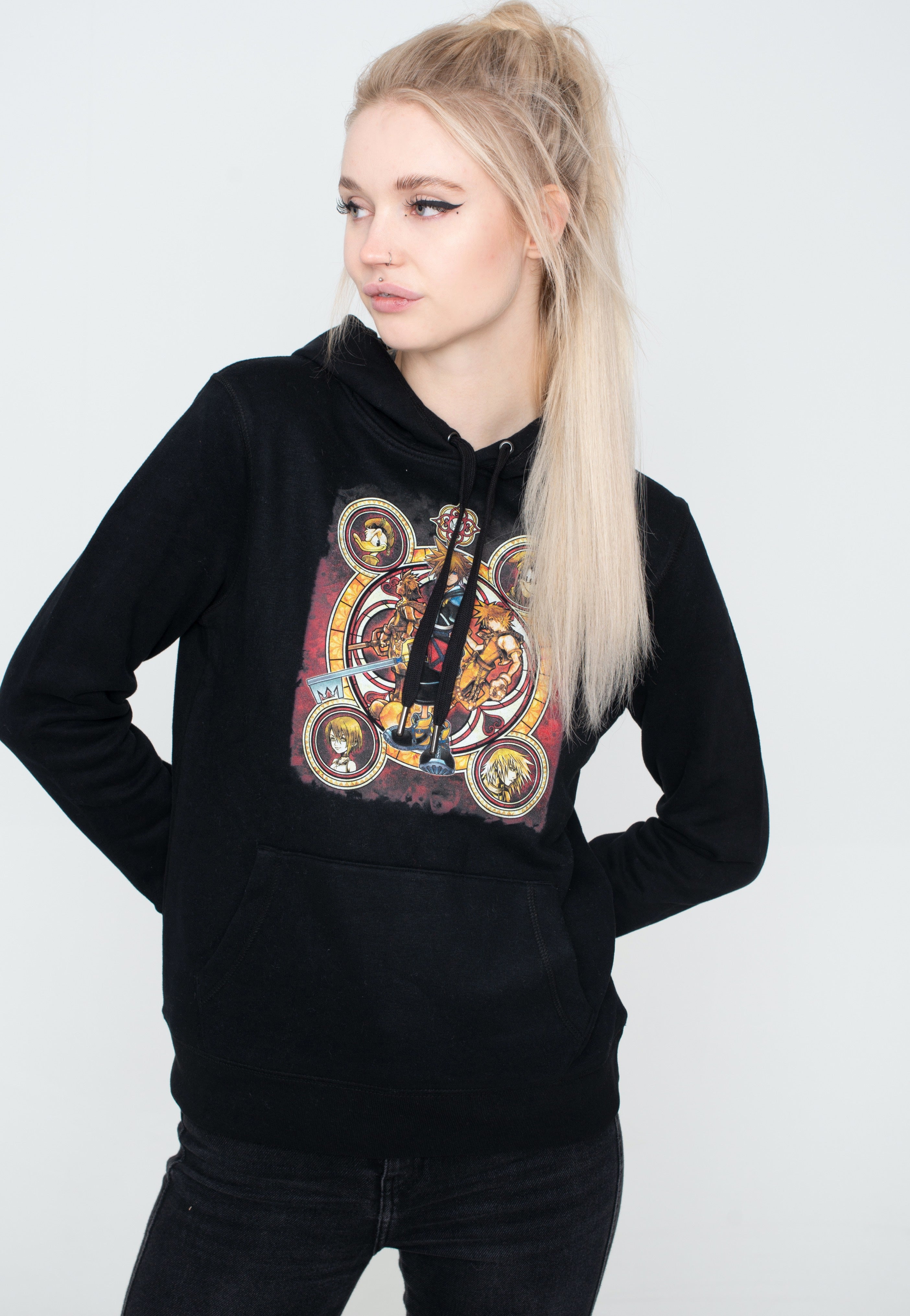 Kingdom Hearts - Group Circle - Hoodie | Women-Image