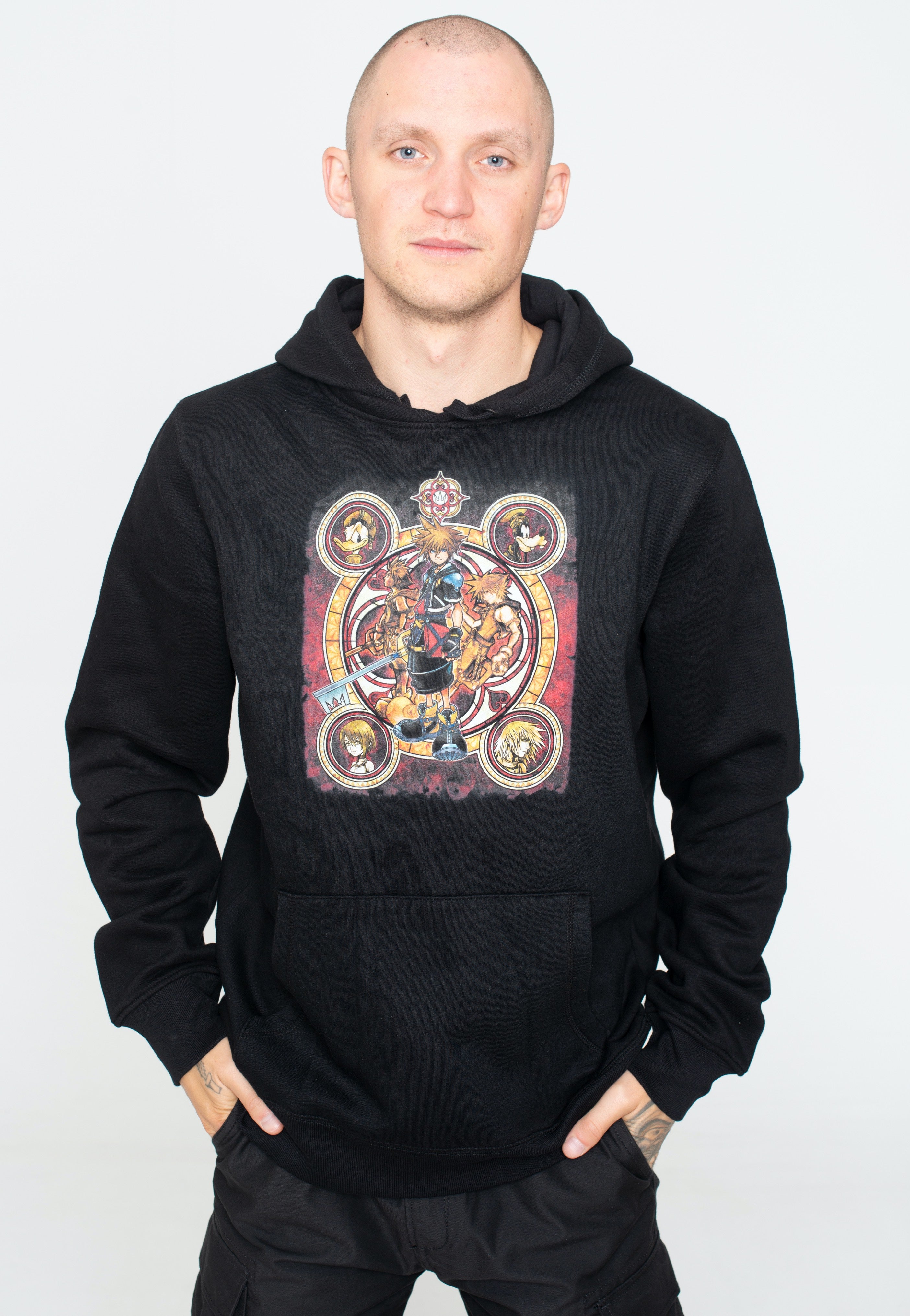 Kingdom Hearts - Group Circle - Hoodie | Men-Image