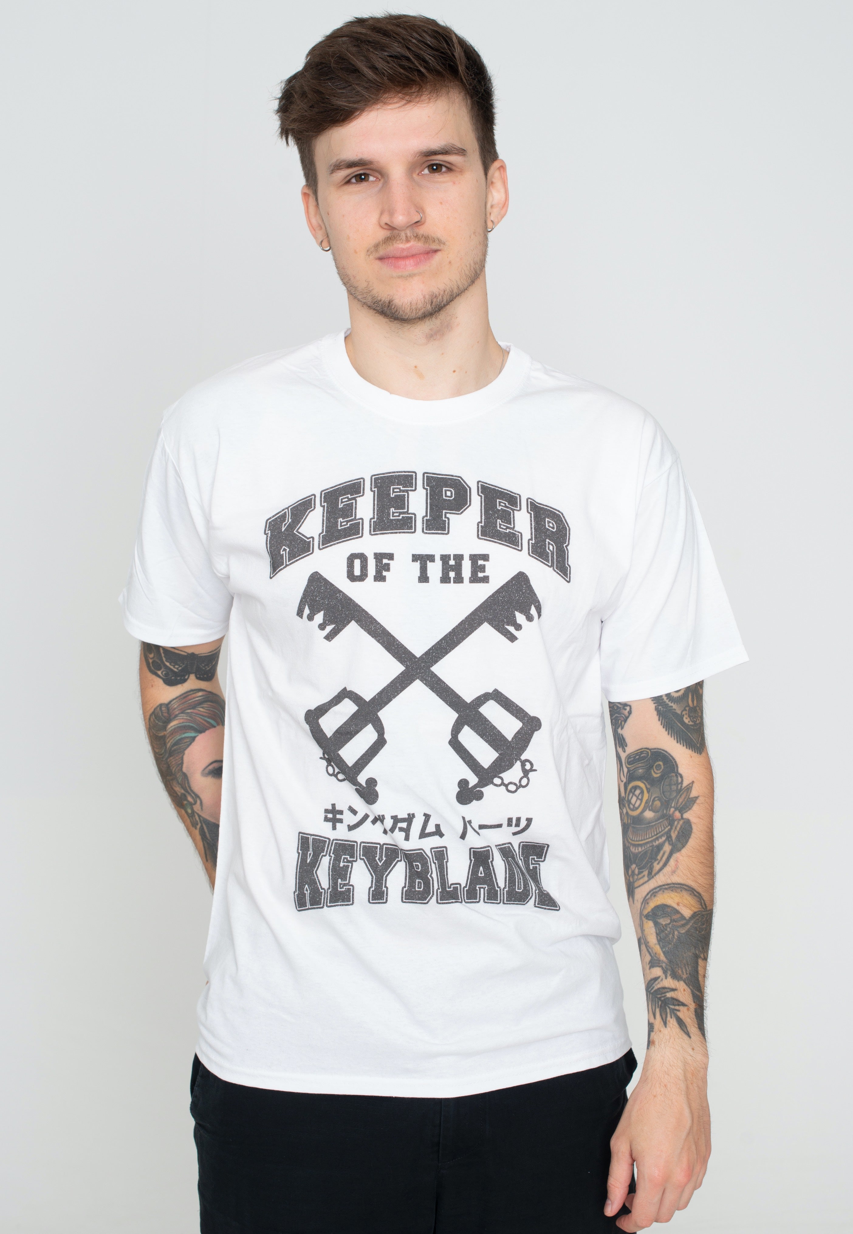 Kingdom Hearts - Keyblade Keeper White - T-Shirt | Men-Image