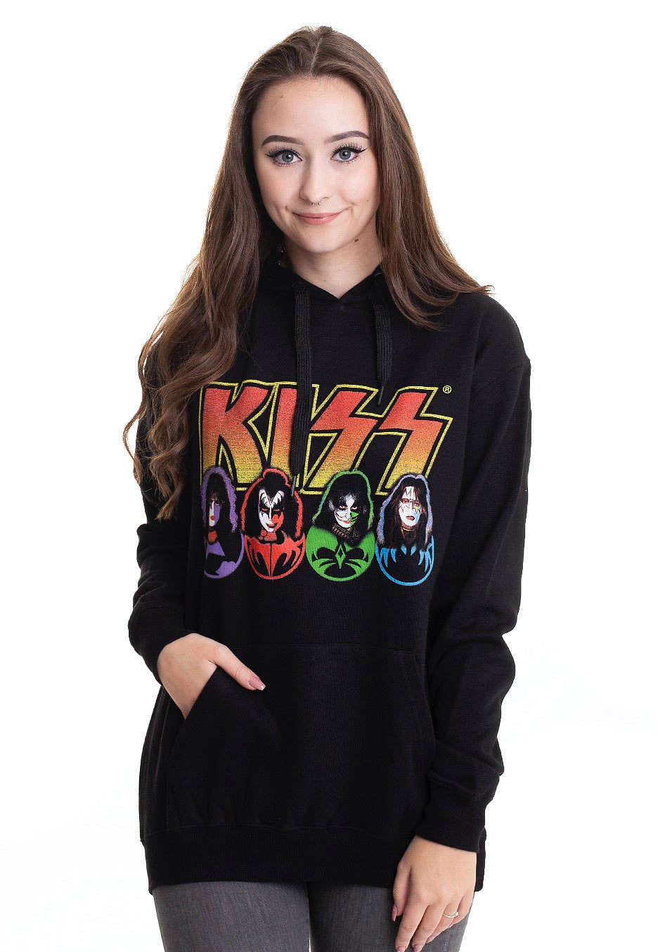 KISS - Logo, Faces & Icons - Hoodie | Women-Image