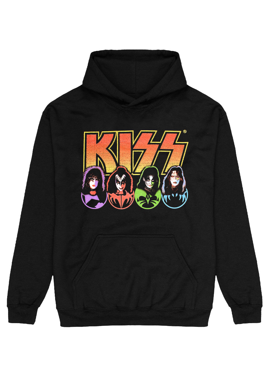 KISS - Logo, Faces & Icons - Hoodie | Neutral-Image