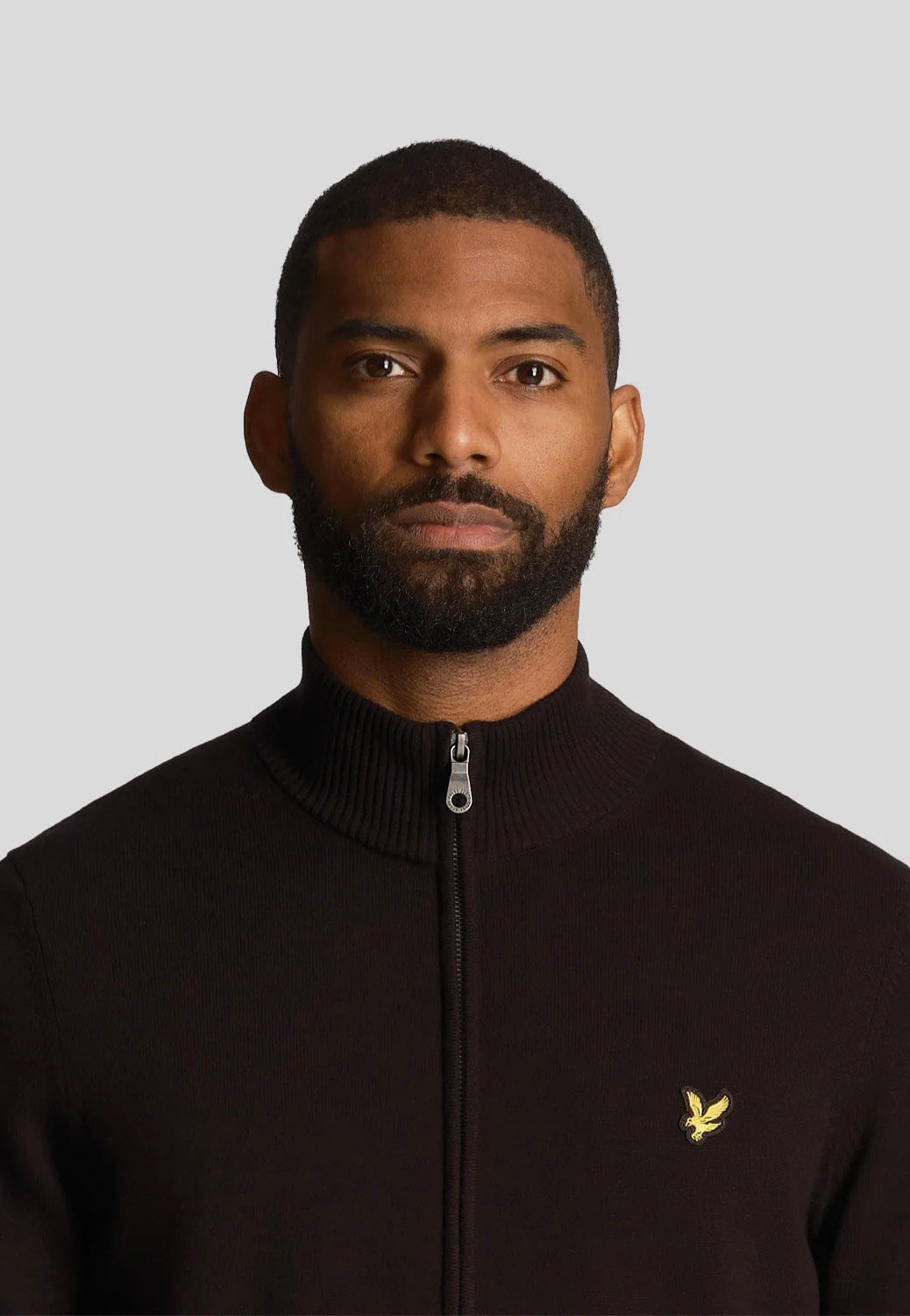 Lyle & Scott - Full Zip Jet Black - Track Jacket | Men-Image