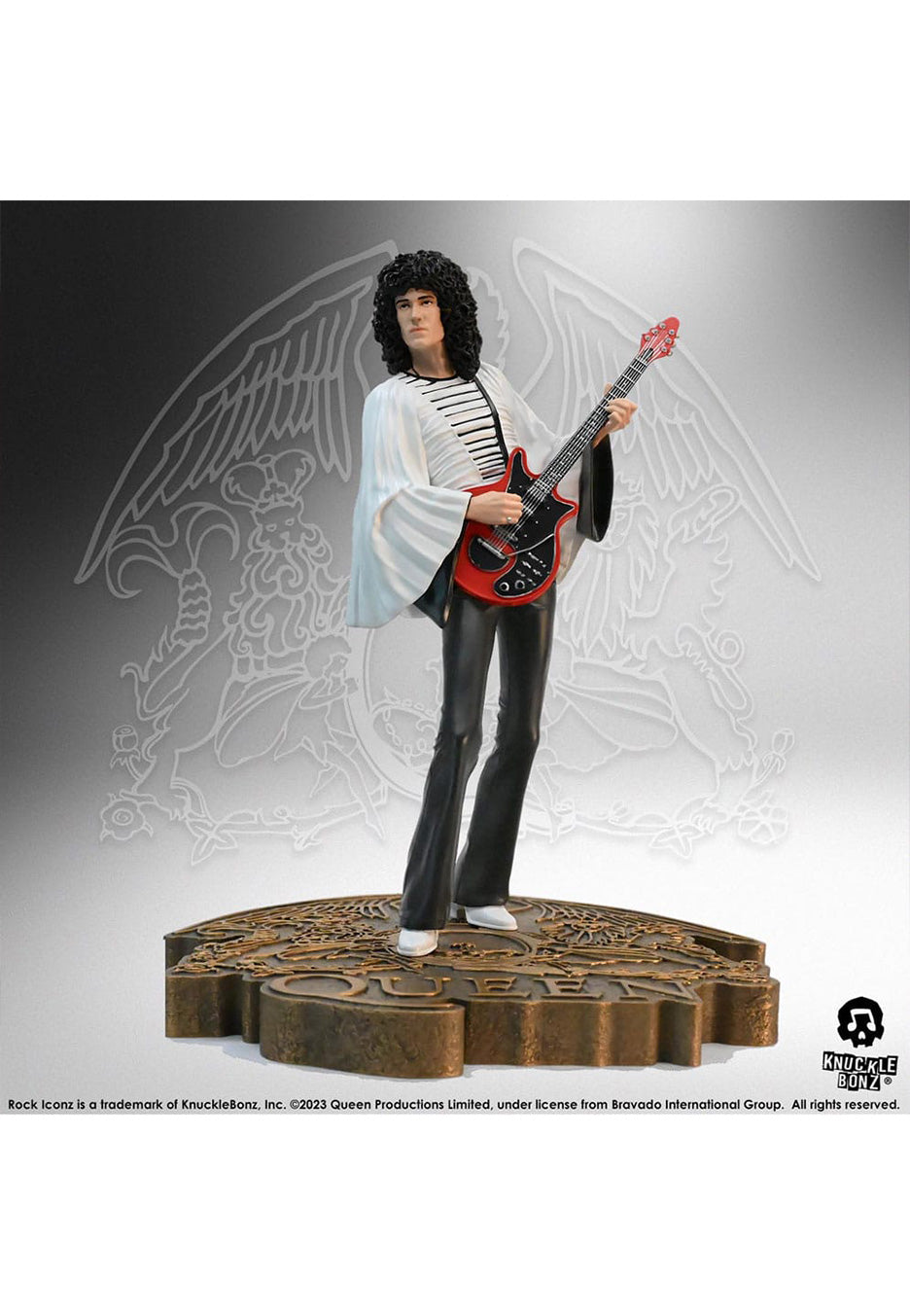 Queen - Brian May II (Sheer Heart Attack Era) Rock Iconz - Statue | Neutral-Image