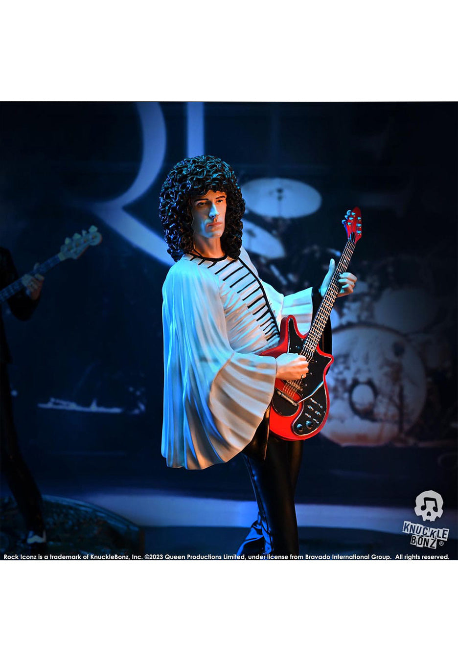 Queen - Brian May II (Sheer Heart Attack Era) Rock Iconz - Statue | Neutral-Image