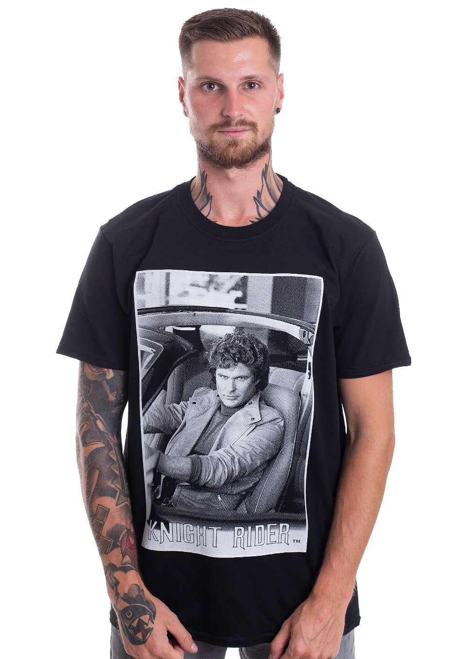 Knight Rider - Hasselhoff In Knight Rider - T-Shirt | Men-Image