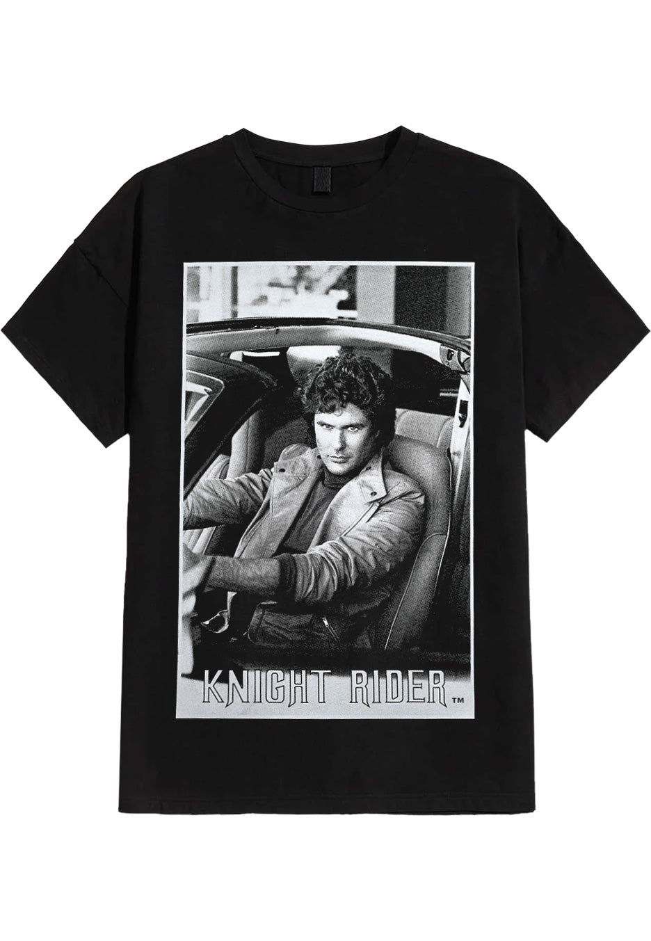 Knight Rider - Hasselhoff In Knight Rider - T-Shirt | Neutral-Image