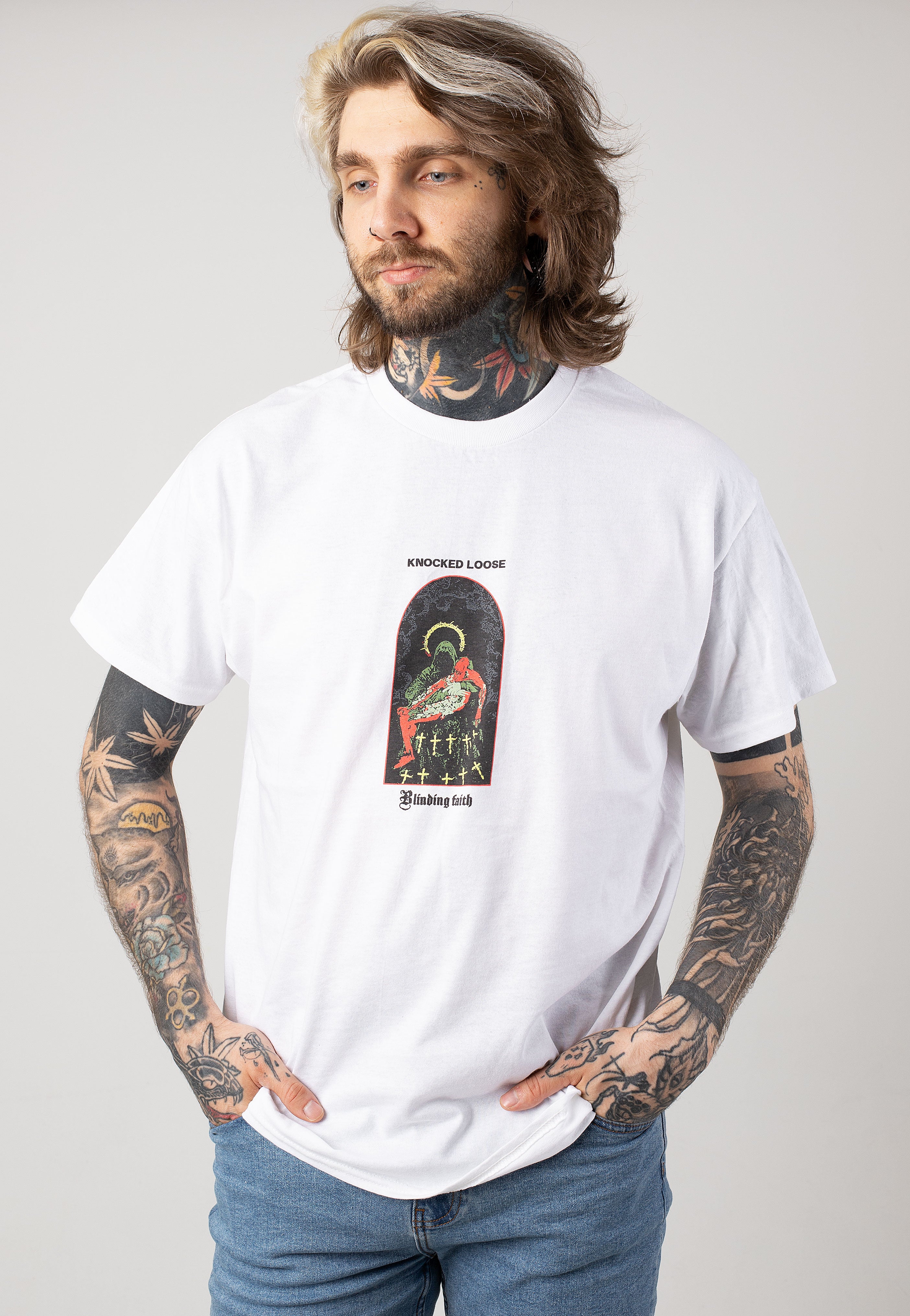 Knocked Loose - Blinding Faith White - T-Shirt | Men-Image