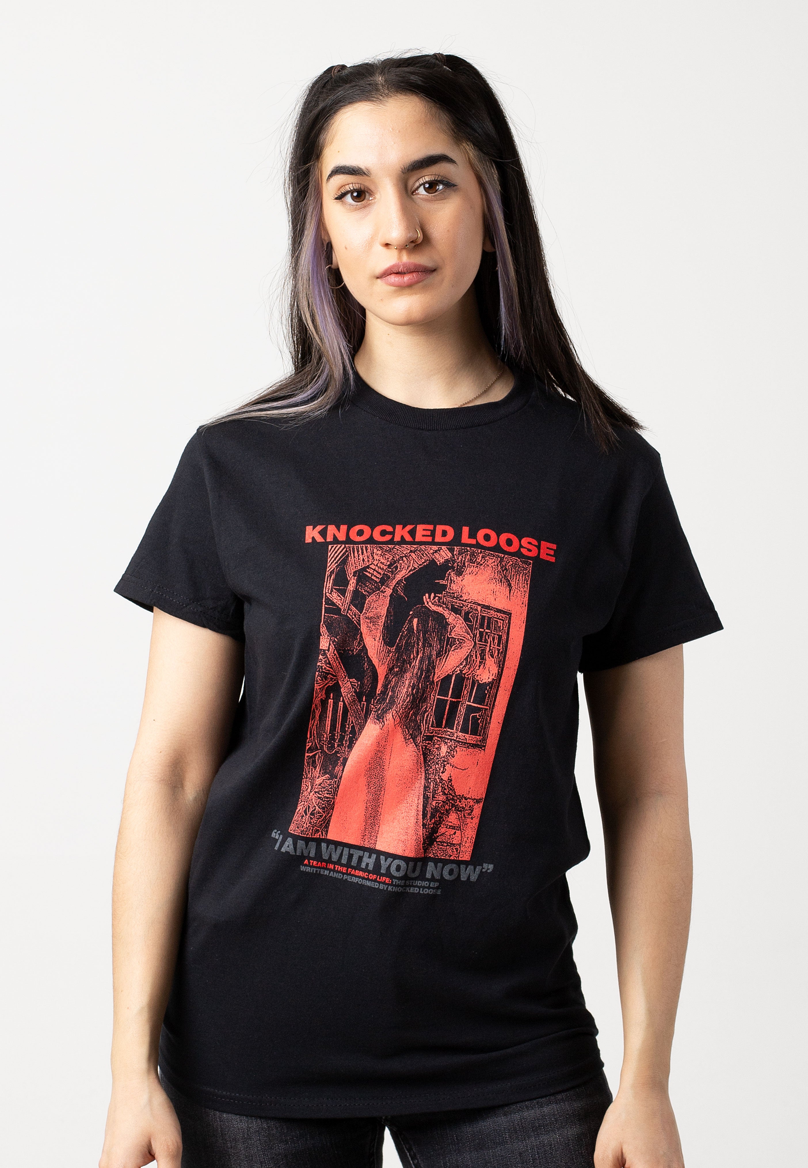 Knocked Loose - I Am With You Now Lyrics - T-Shirt | Women-Image