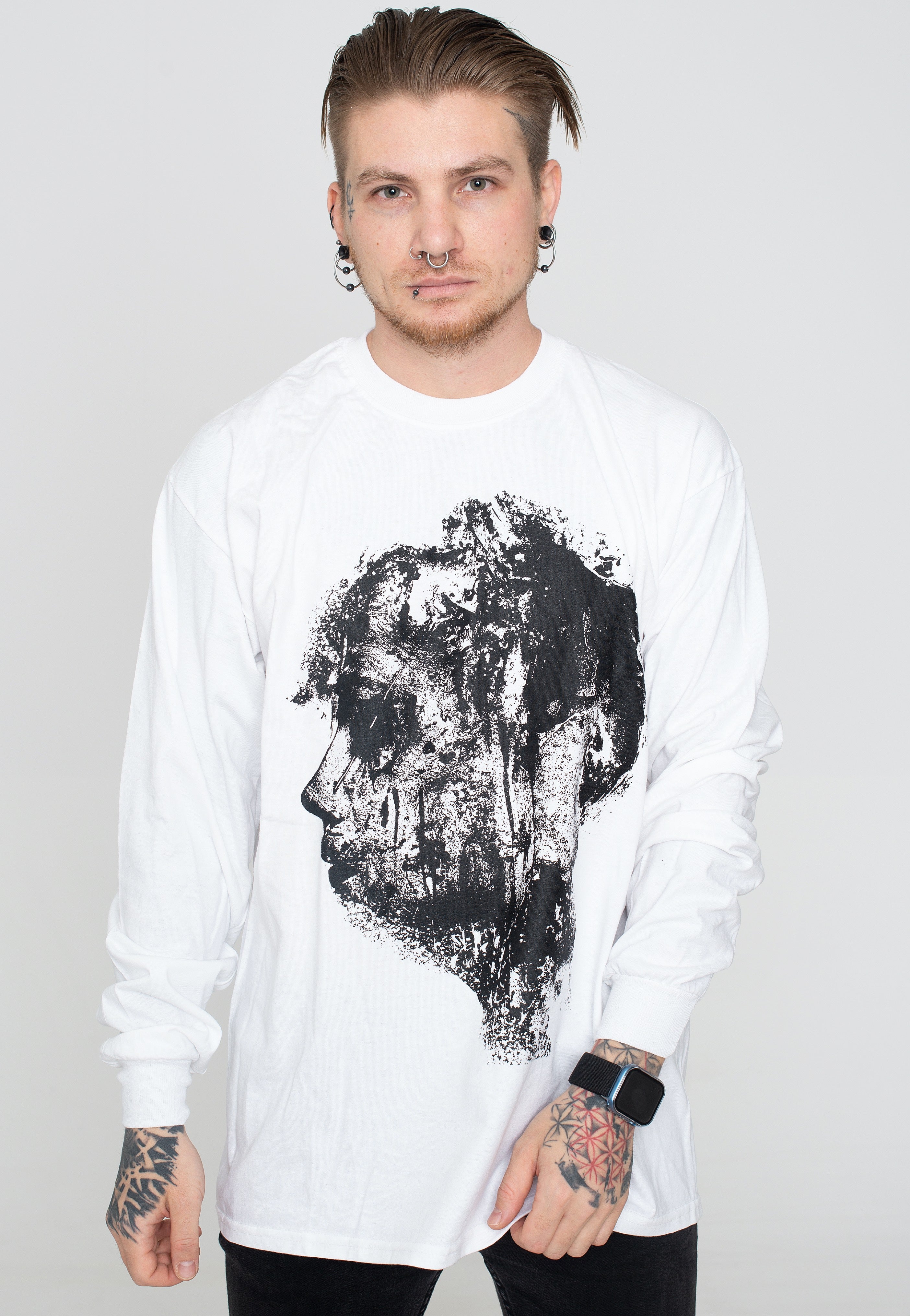 Knocked Loose - Where Light Divides White - Longsleeve | Men-Image