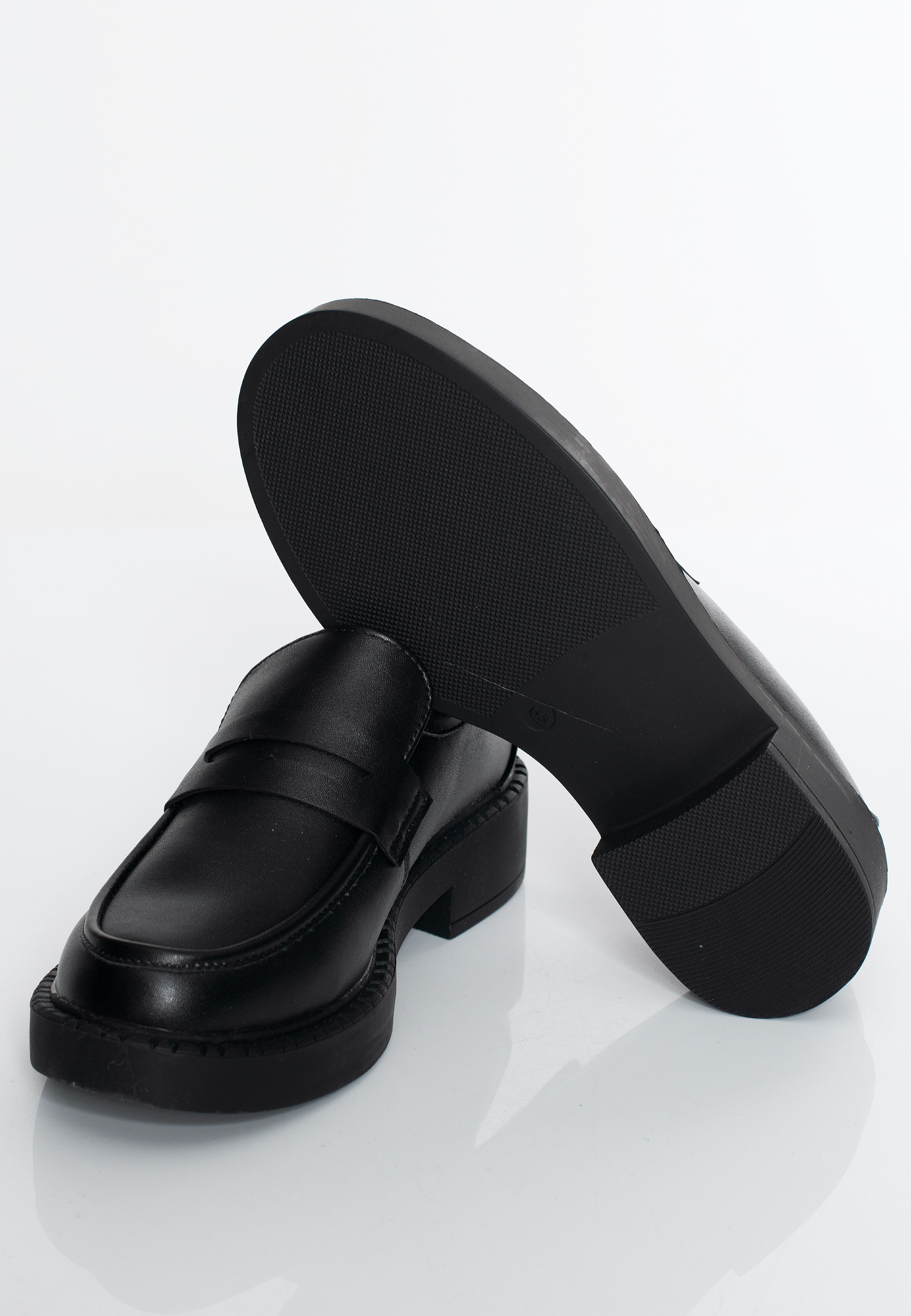 Koi Footwear - Dorado Black Tale Loafers Black - Girl Shoes | Women-Image