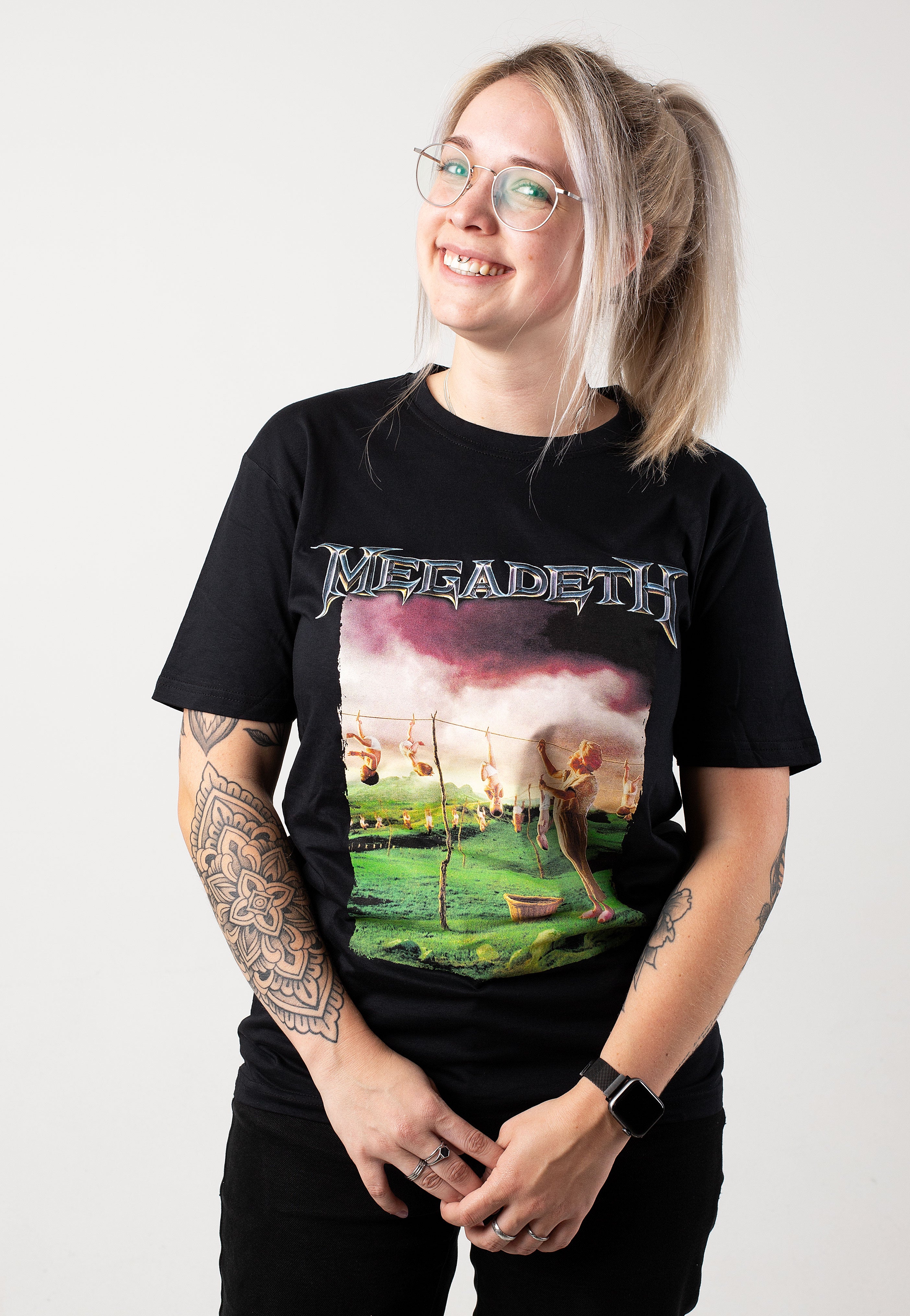 Megadeth Youthanasia Tracklist T Shirt Impericon