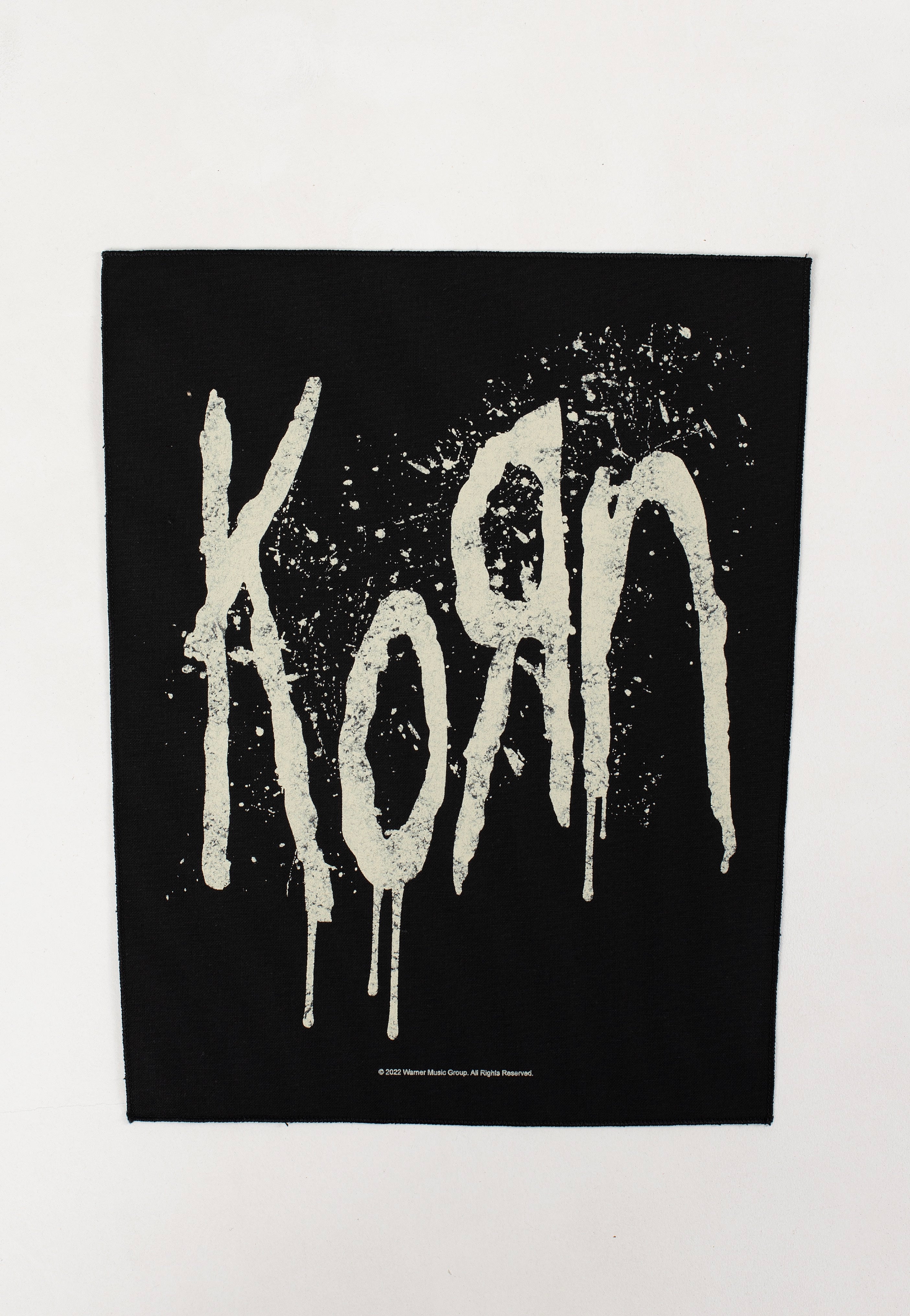 Korn - Splatter Logo - Backpatch | Neutral-Image