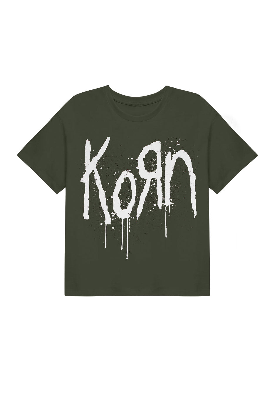 Korn - Still A Freak Cropped Khaki - T-Shirt | Neutral-Image