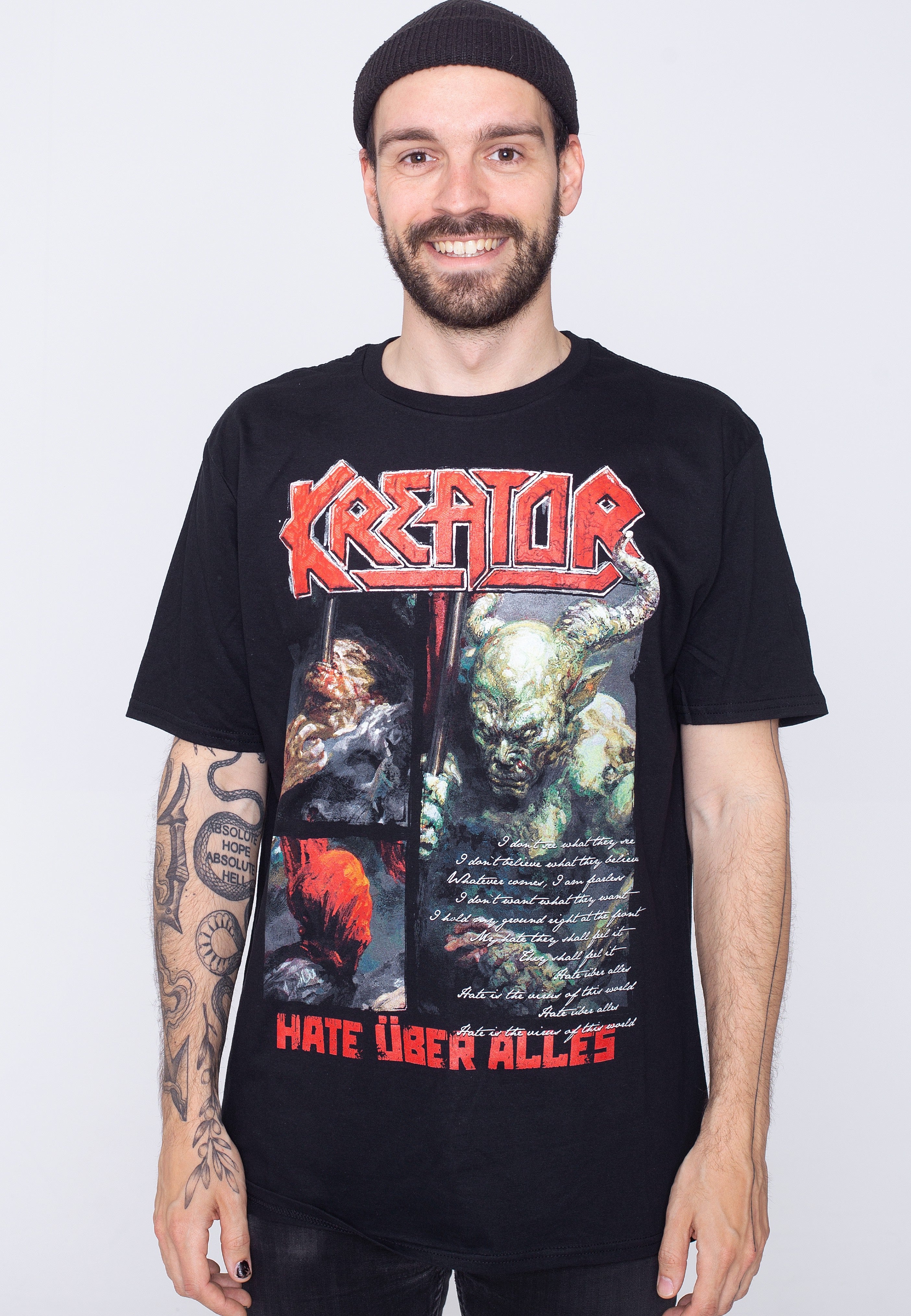 Kreator - Hate Über Alles Art - T-Shirt | Men-Image