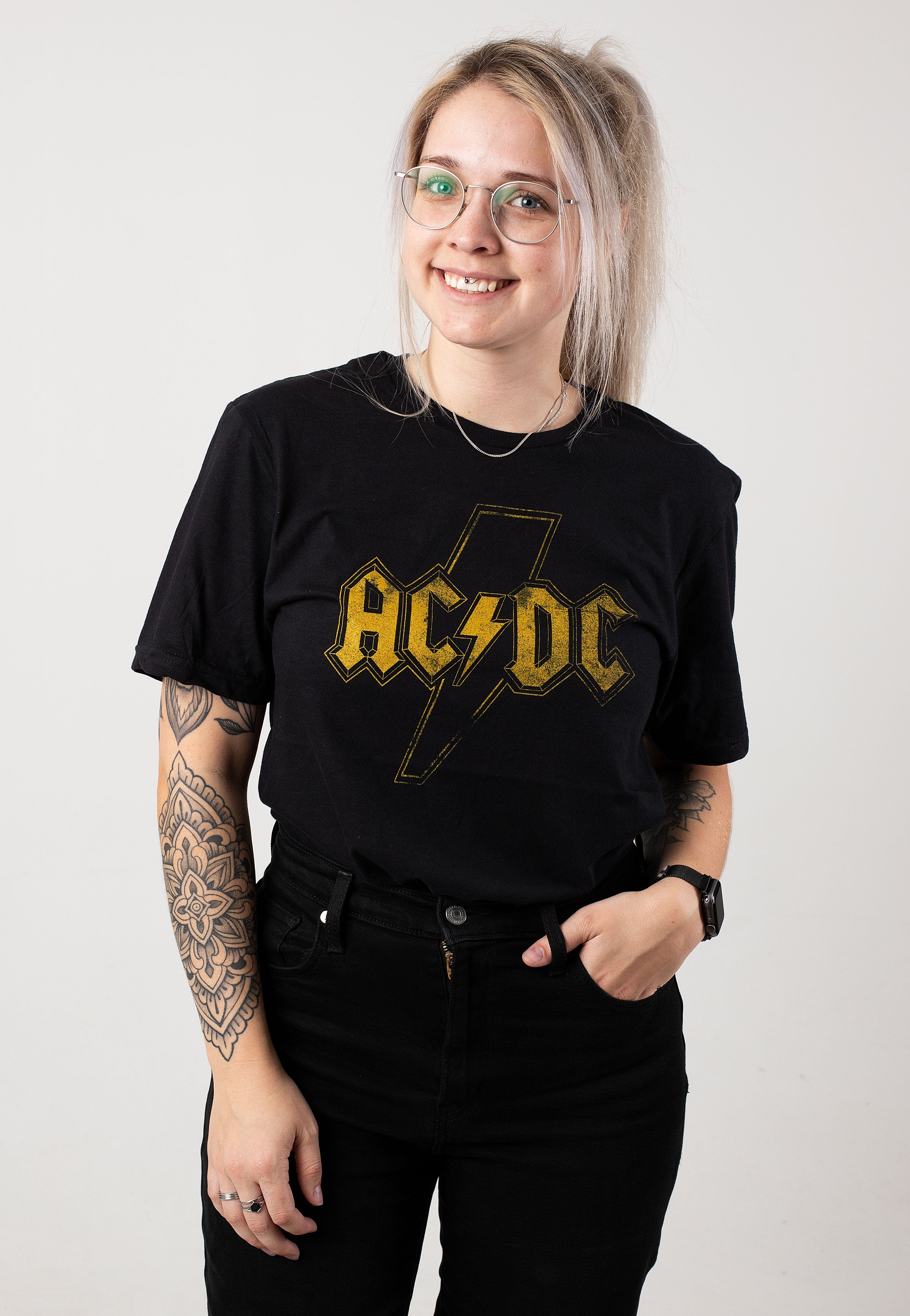 AC/DC - Distress Flash - T-Shirt | Women-Image