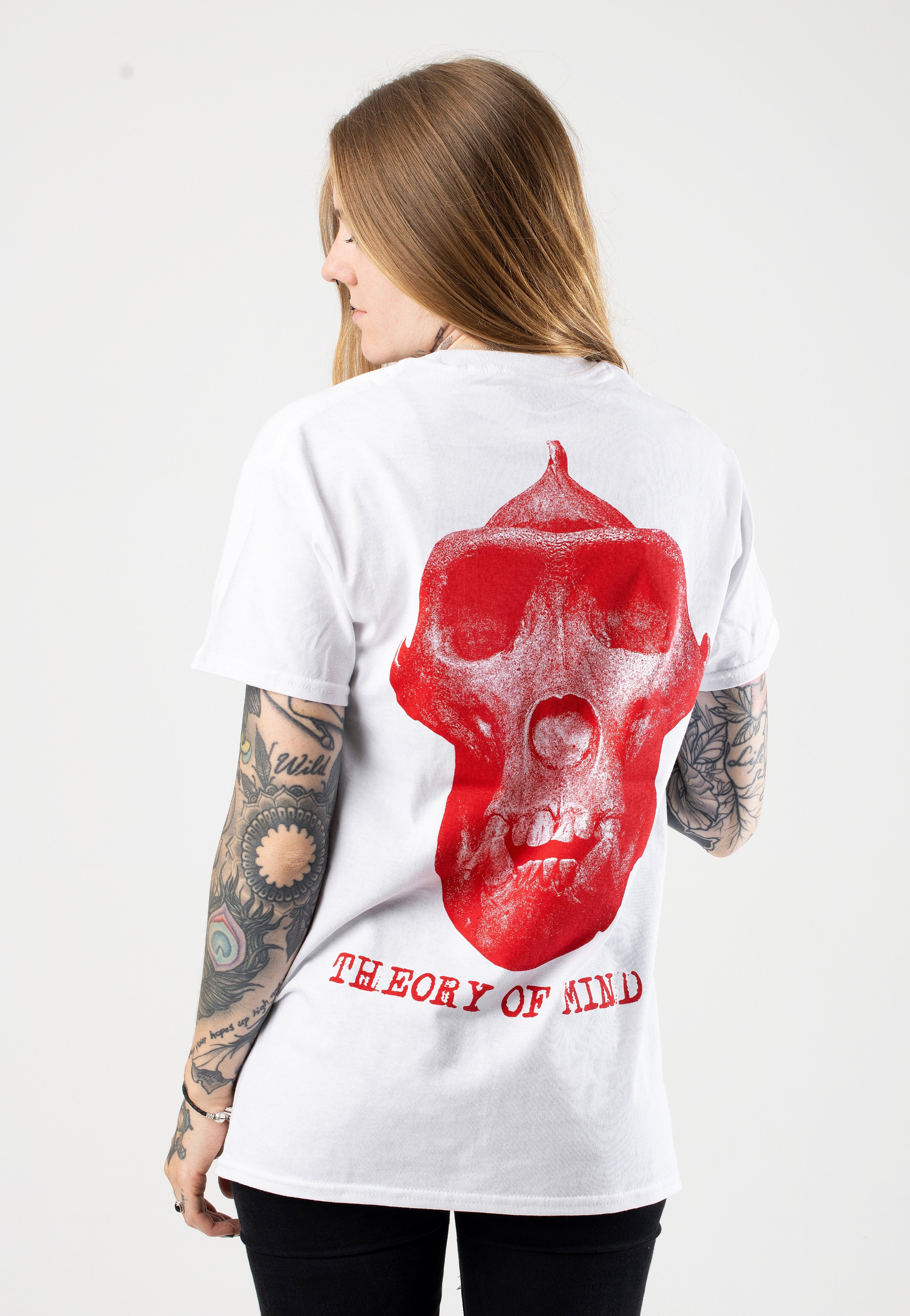 Kublai Khan - Monkey Skull White - T-Shirt | Women-Image