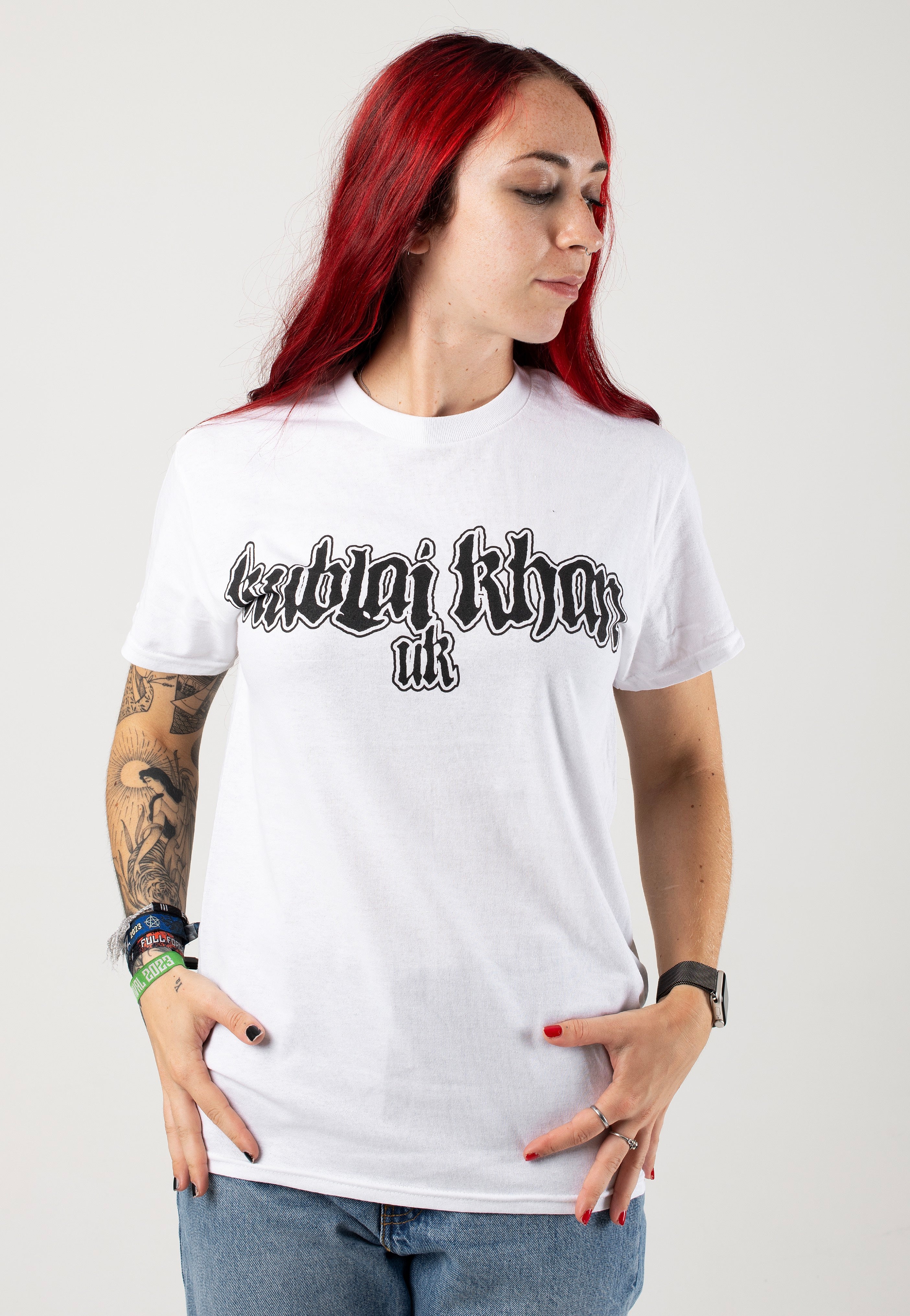 Kublai Khan - UK Invasion White - T-Shirt | Women-Image