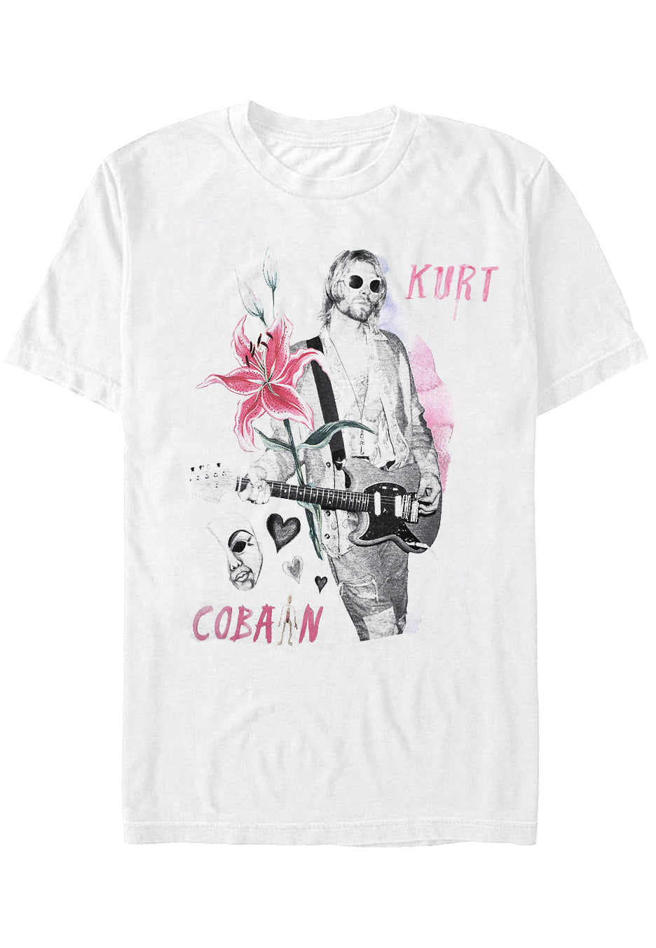 Kurt Cobain - Flowers - T-Shirt | Neutral-Image