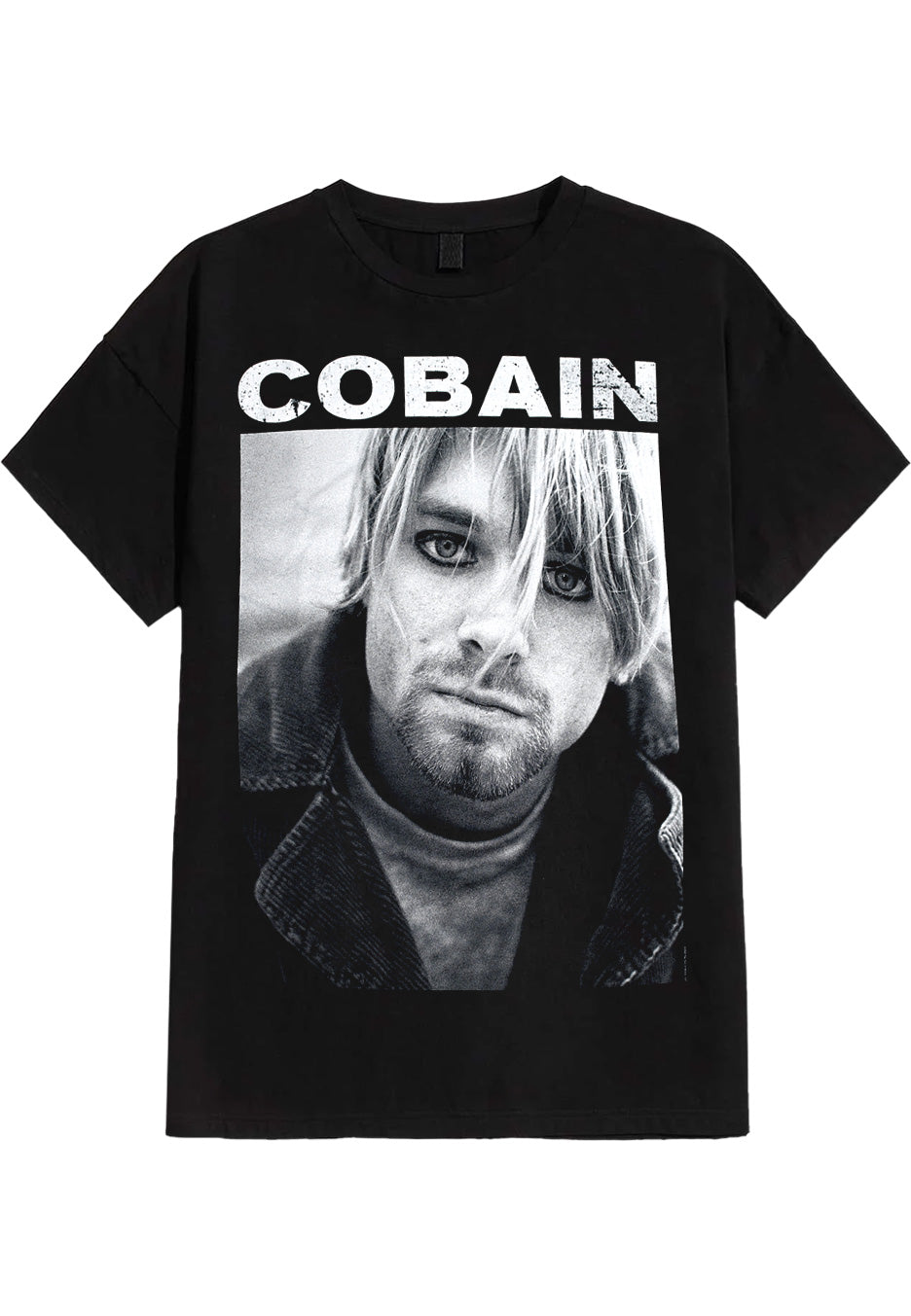 Kurt Cobain - Kurt B/W Photo - T-Shirt | Neutral-Image