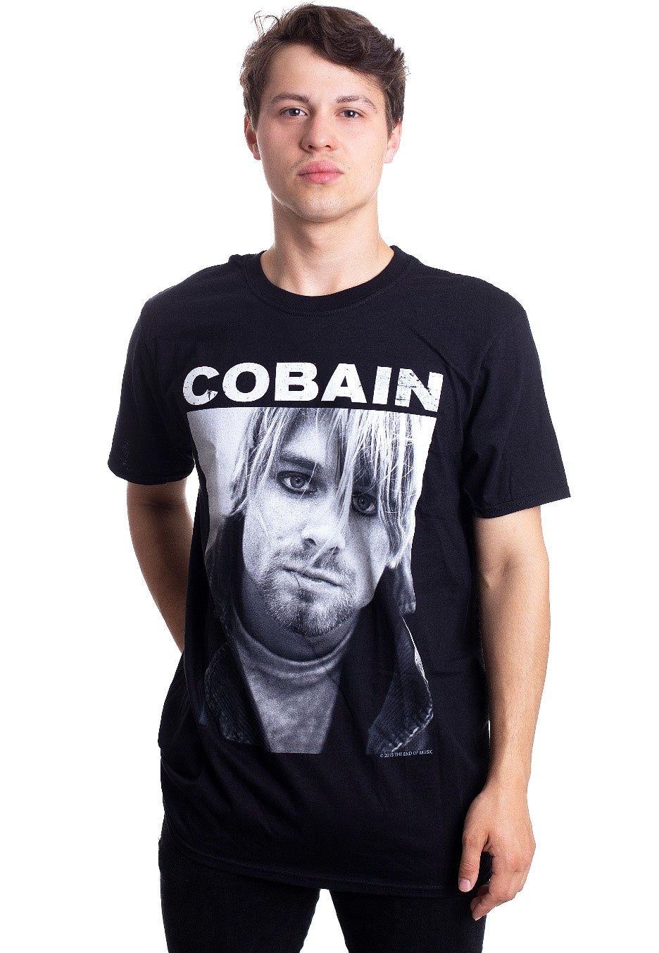 Kurt Cobain - Kurt B/W Photo - T-Shirt | Men-Image