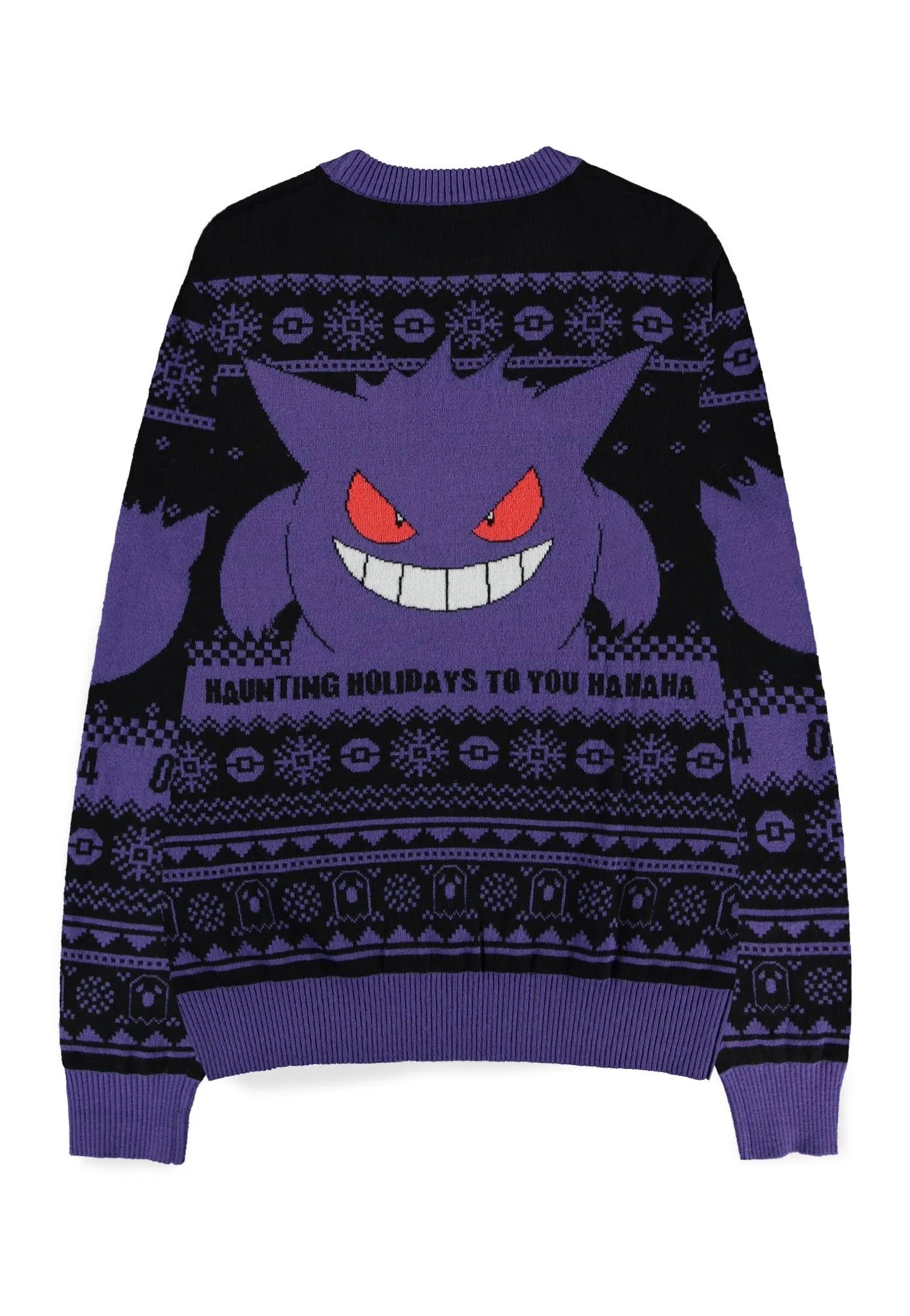 Pokémon - Gengar Xmas Knit Purple - Pullover | Neutral-Image