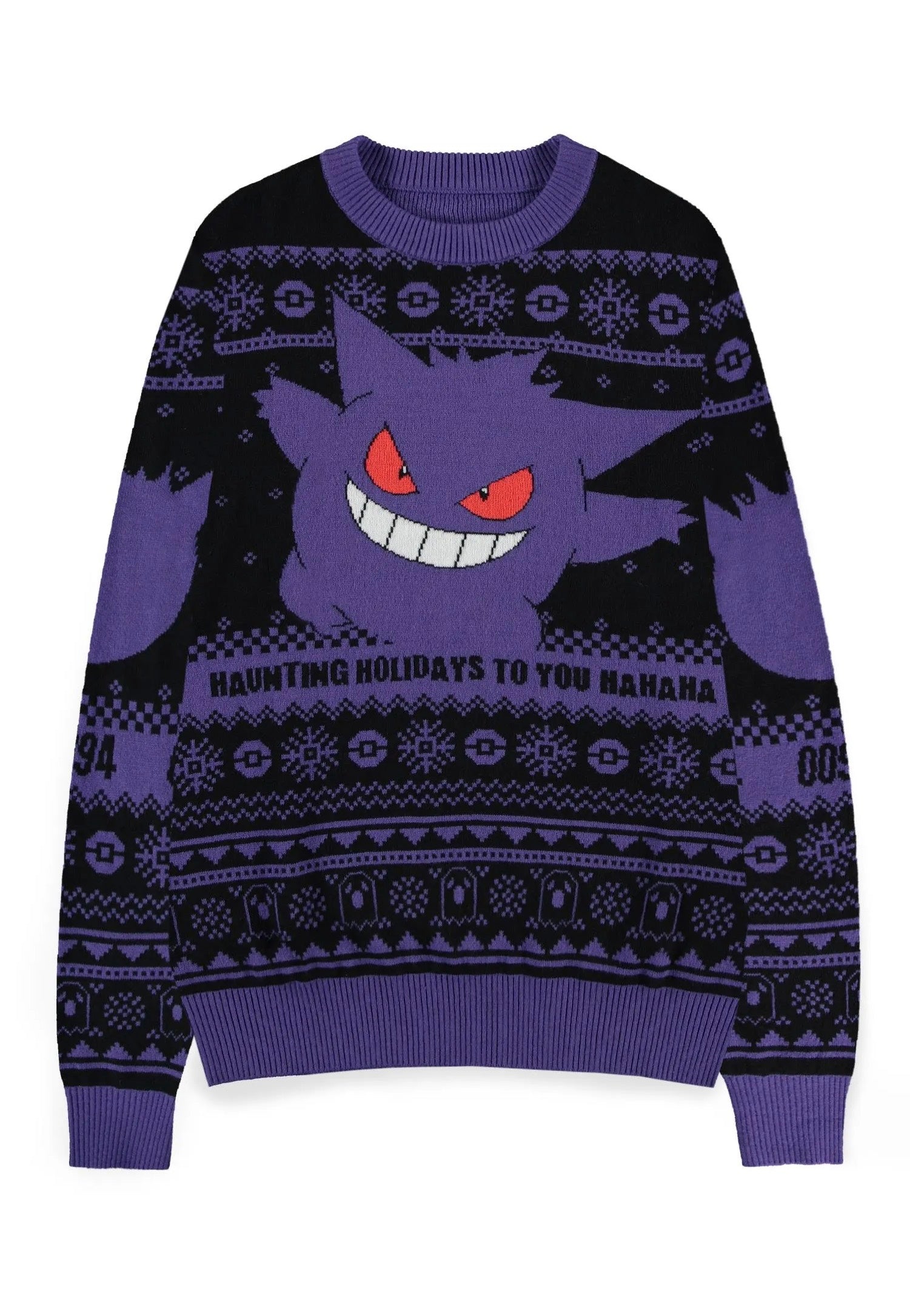 Pokémon - Gengar Xmas Knit Purple - Pullover | Neutral-Image