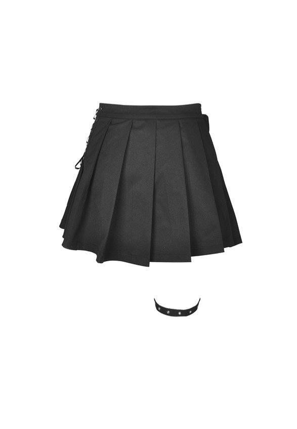 Dark In Love - Punk Rock Locomotive Irreqular Black - Skirt | Women-Image