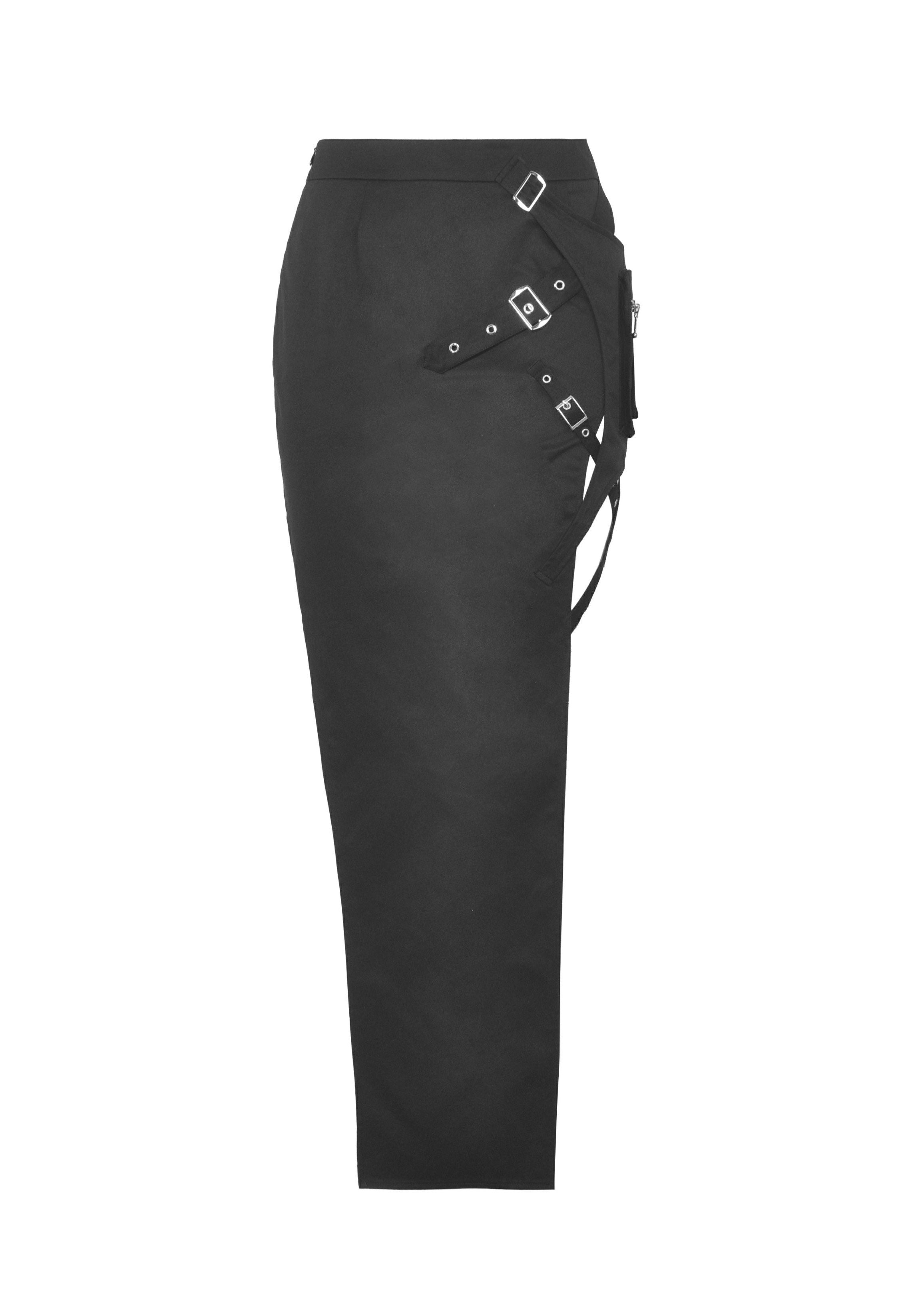 Dark In Love - Punk Rock Metal Side Bag Tight Black - Skirt | Women-Image