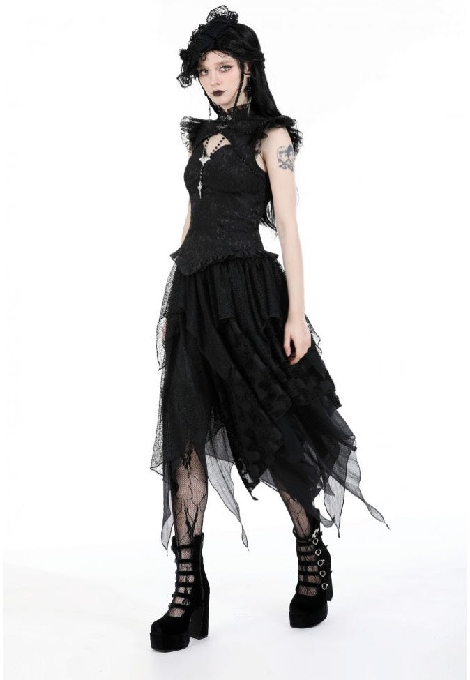 Dark In Love - Punk Messy Long - Skirt | Women-Image