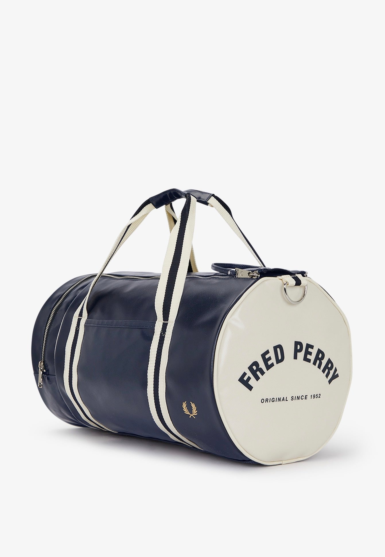 Fred Perry - Classic Barrel Carbon Blue/Ecru - Dufflebag | Neutral-Image