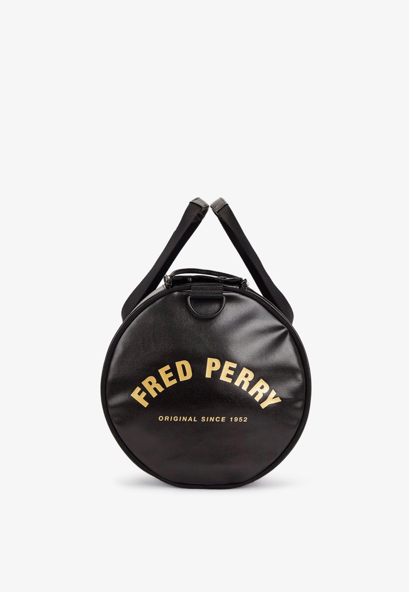 Fred Perry - Tonal Classic Barrel Black/Gold - Dufflebag | Neutral-Image