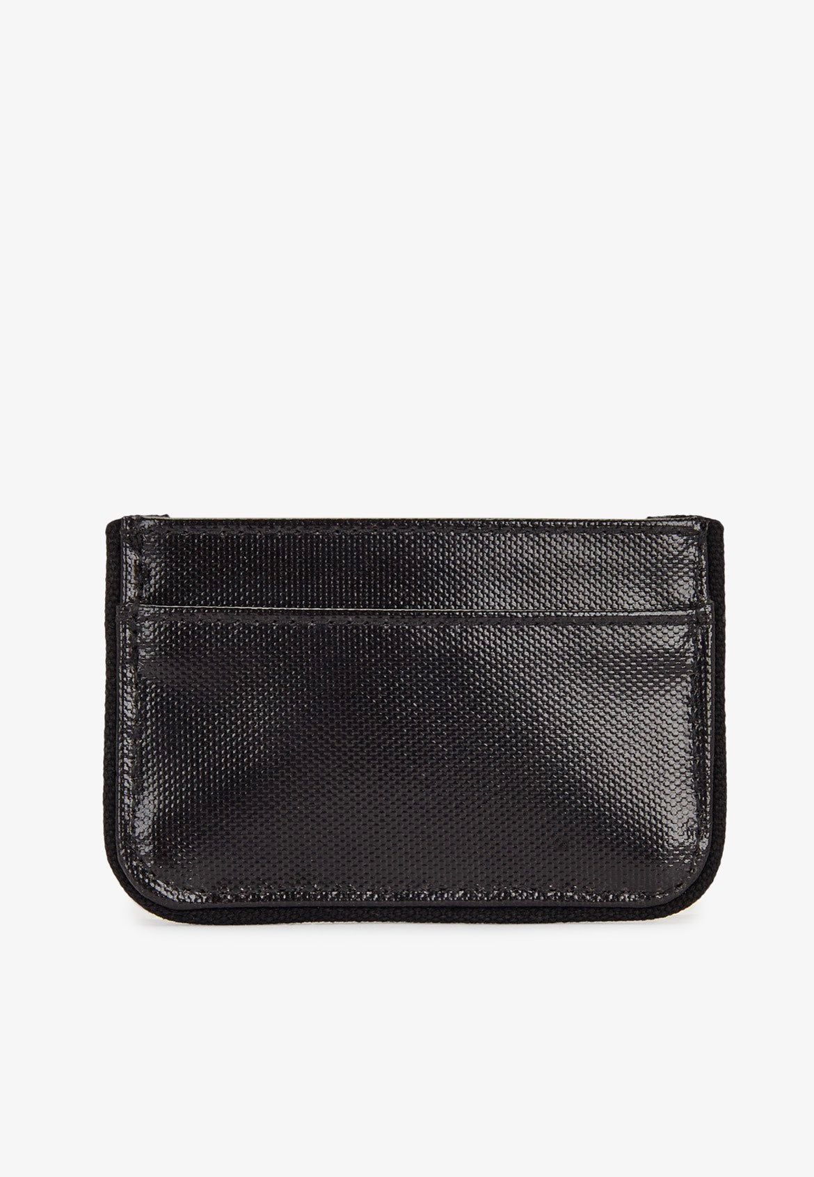 Fred Perry - Coated Polyester Black/Gold - Card Holder | Neutral-Image