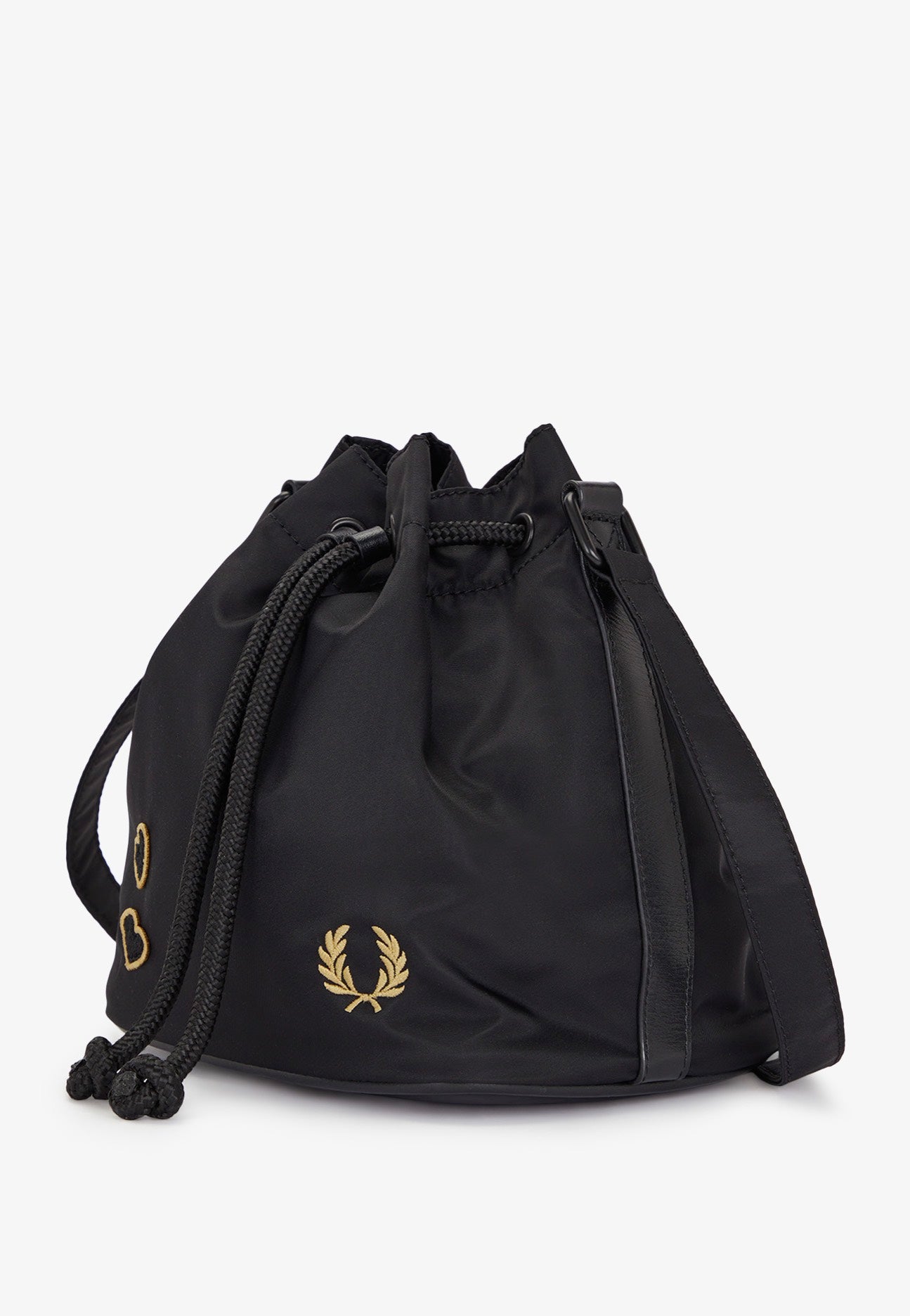 Fred Perry x Amy Winehouse - Mini Bucket Black/Dark Caramel - Bag | Neutral-Image