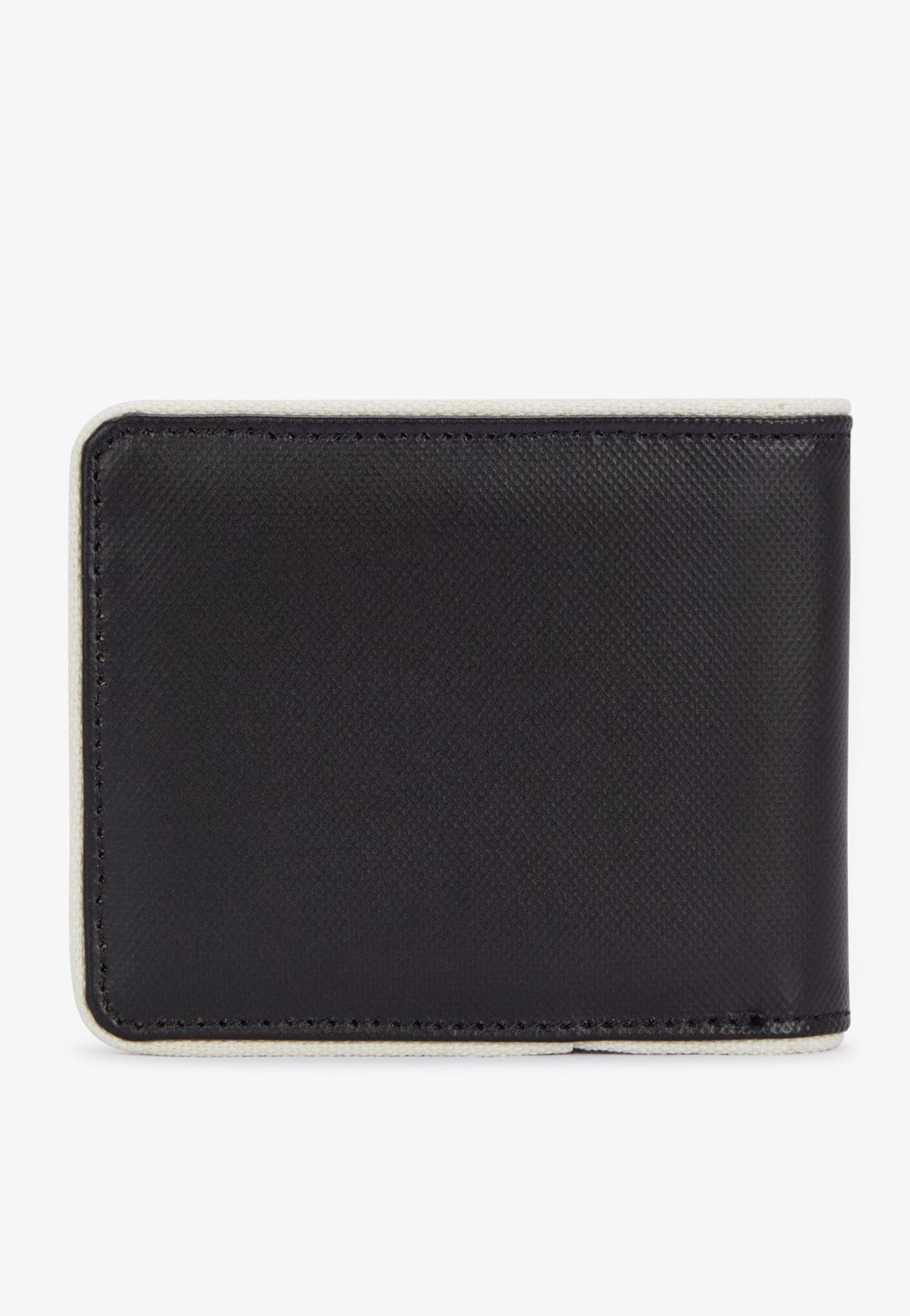 Fred Perry - Coated Polyester Billfold Black/ Ecru - Wallet | Neutral-Image