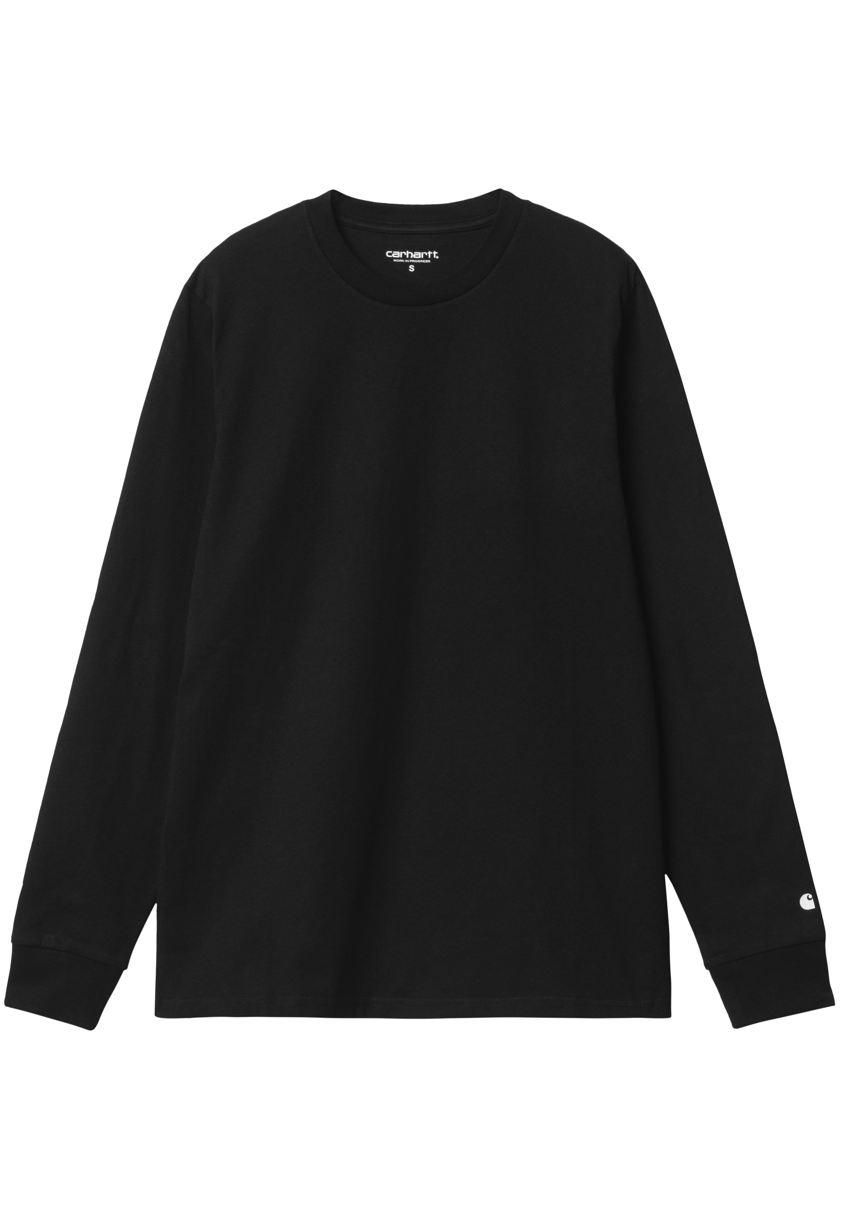 Carhartt WIP - Base Black/White - Longsleeve | Men-Image