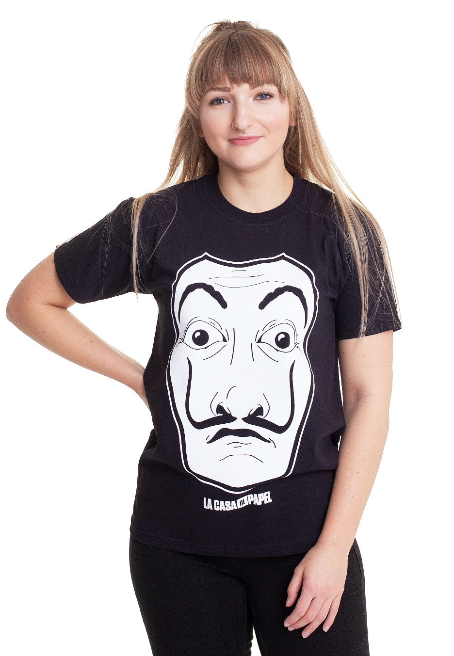 La Casa De Papel - Black Mask - T-Shirt | Women-Image