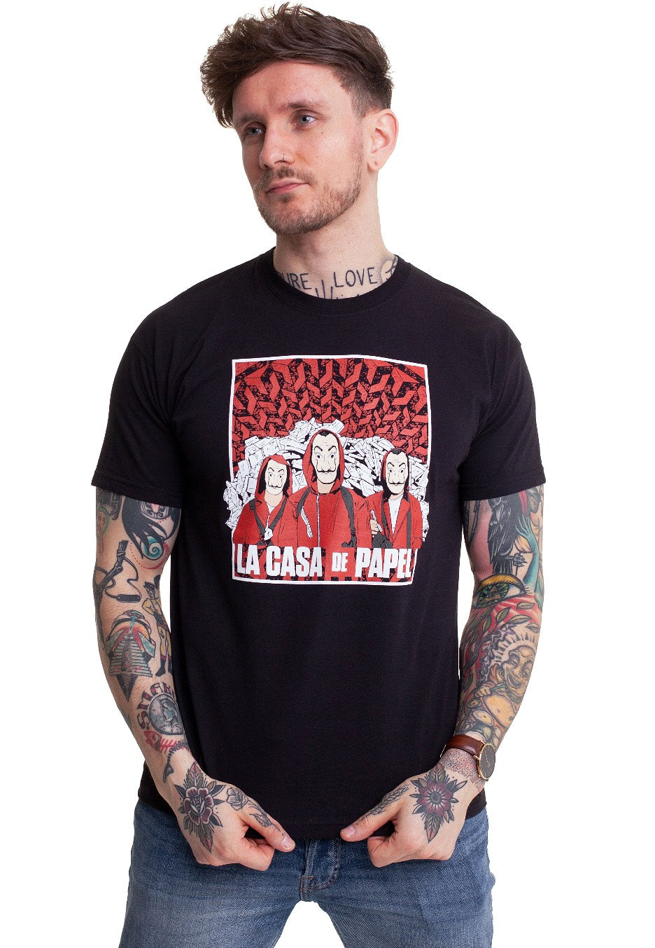 La Casa De Papel - Group Shot - T-Shirt | Men-Image